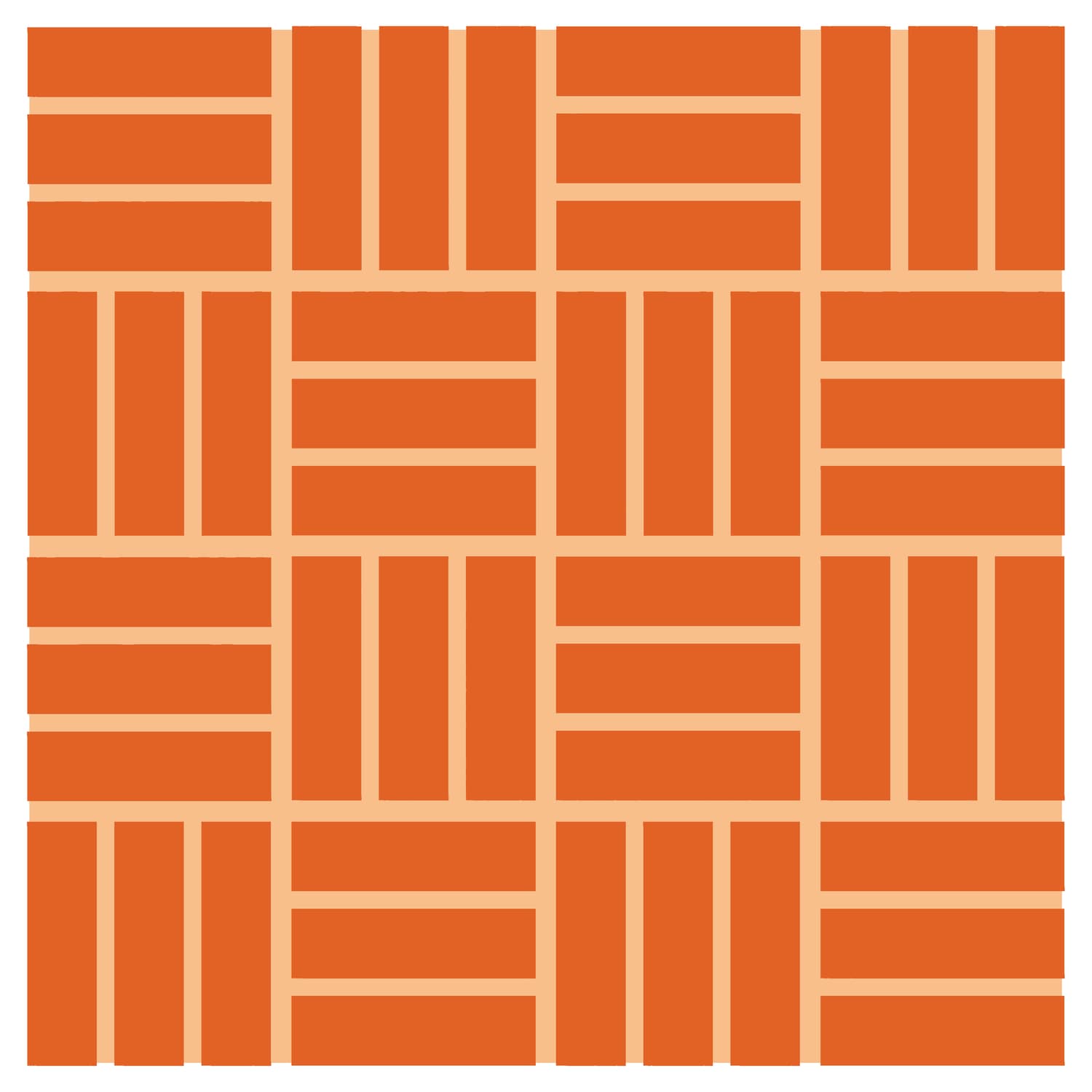 Daltile Core Classic Mosaic Orange Burst 12-in x 12-in Glossy Ceramic Mosaic Wall Tile ( 10-sq ft Carton )