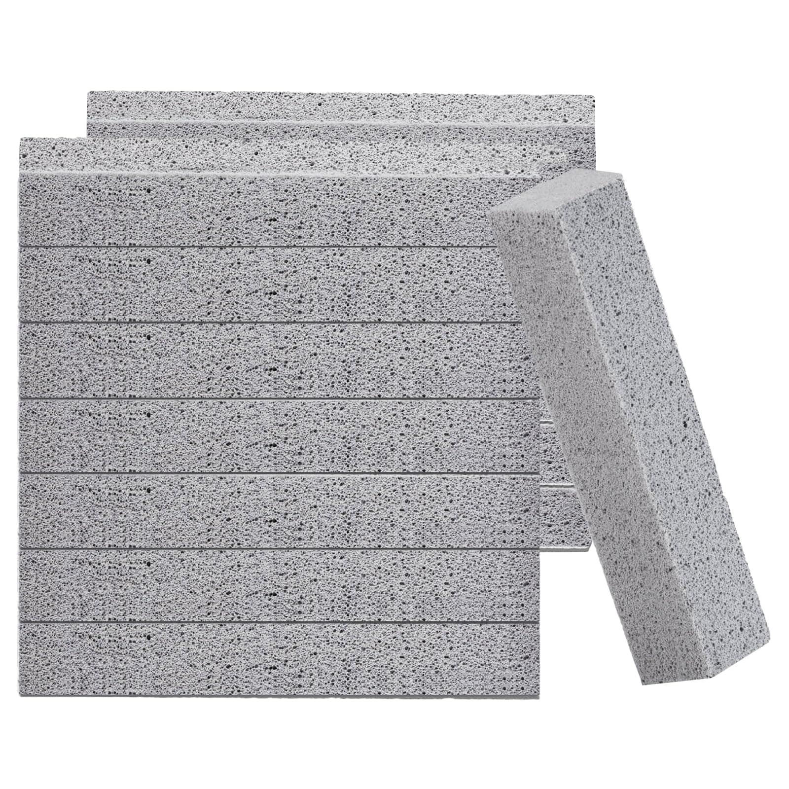 Anqtovp  14 Pack Pumice Stone for Toilet Bowl Cleaning Removes Hard Water Rings Limescale and Rust for Toilets Bathtubs Grills Pools and Sinks