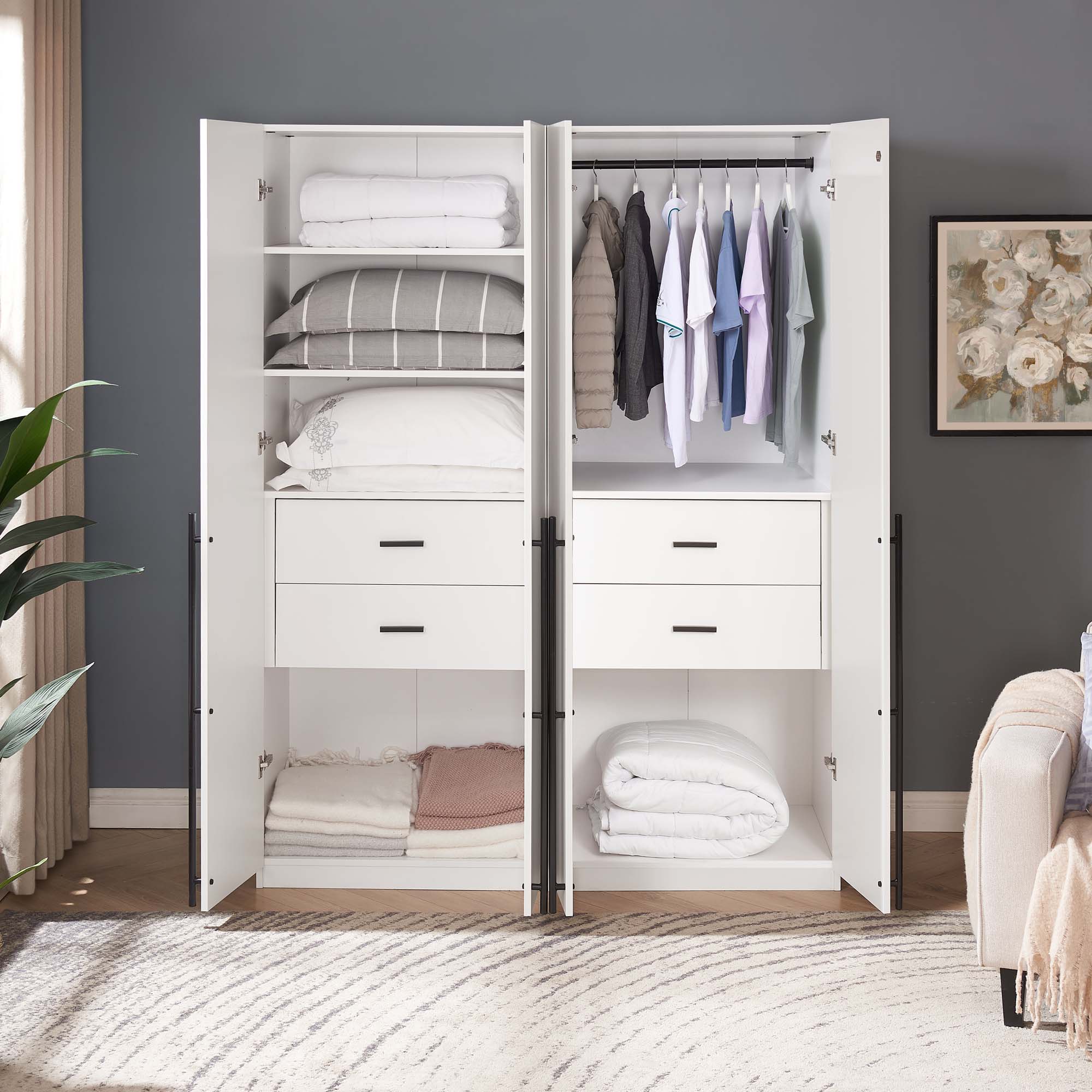 Manhattan Comfort 2-WC0012-WH Bedroom-Sets - View #7