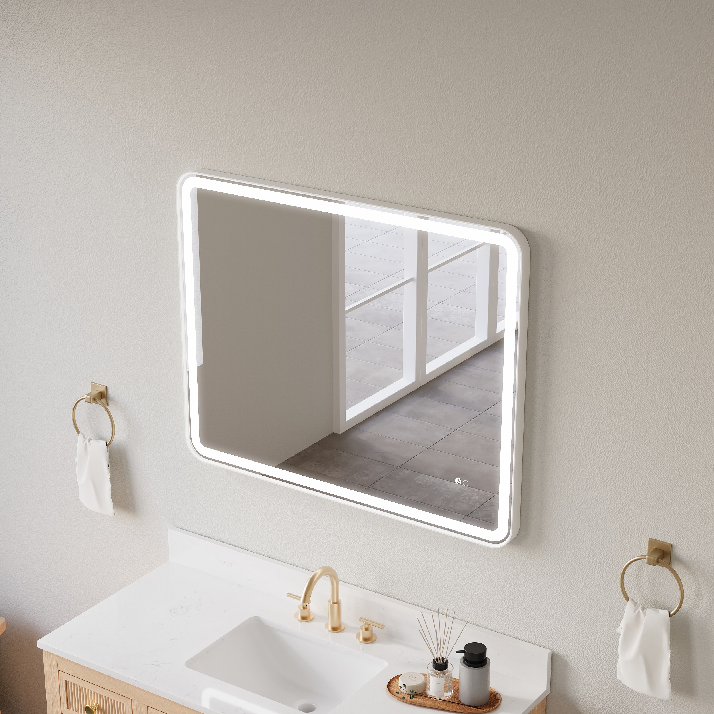 CALVON RC9-4032WT Framed-Bath-Mirrors - View #9
