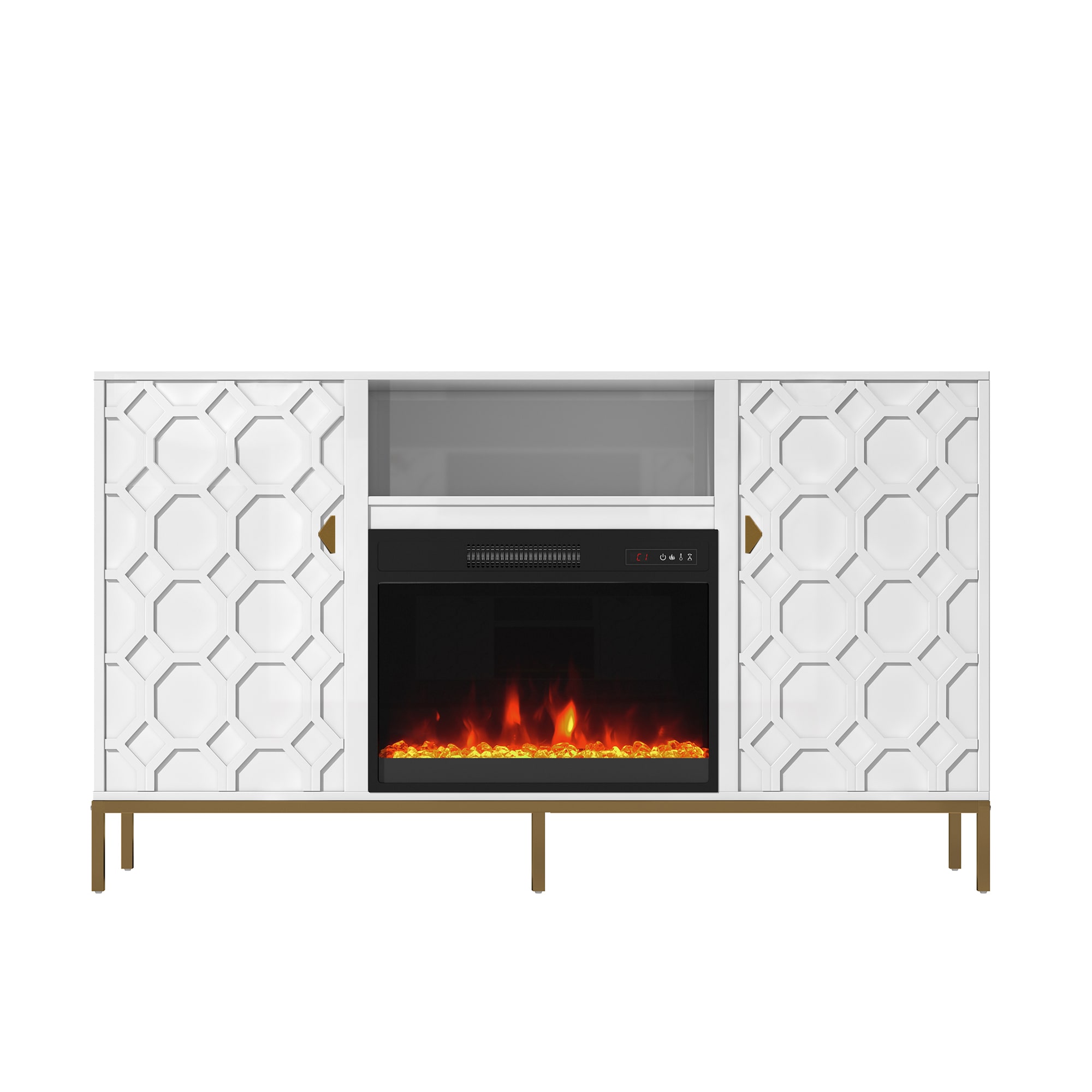 Clihome CL-JH0523-WH Electric-Fireplaces - View #6