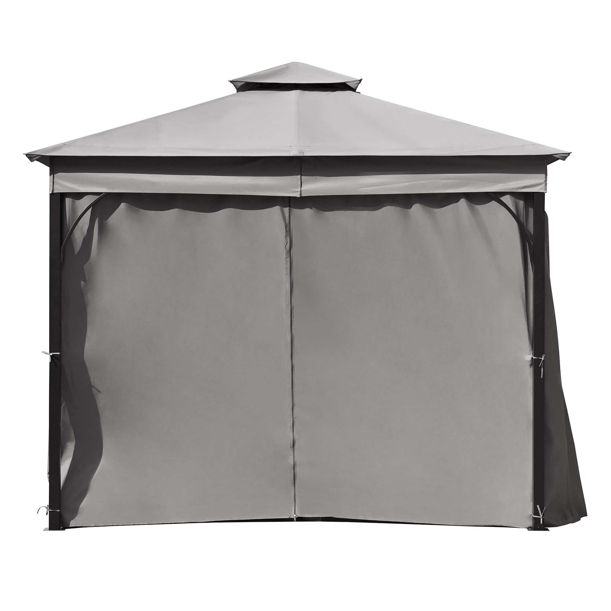 SINOFURN SYA330122GY Wood-Resin-Gazebos - View #4