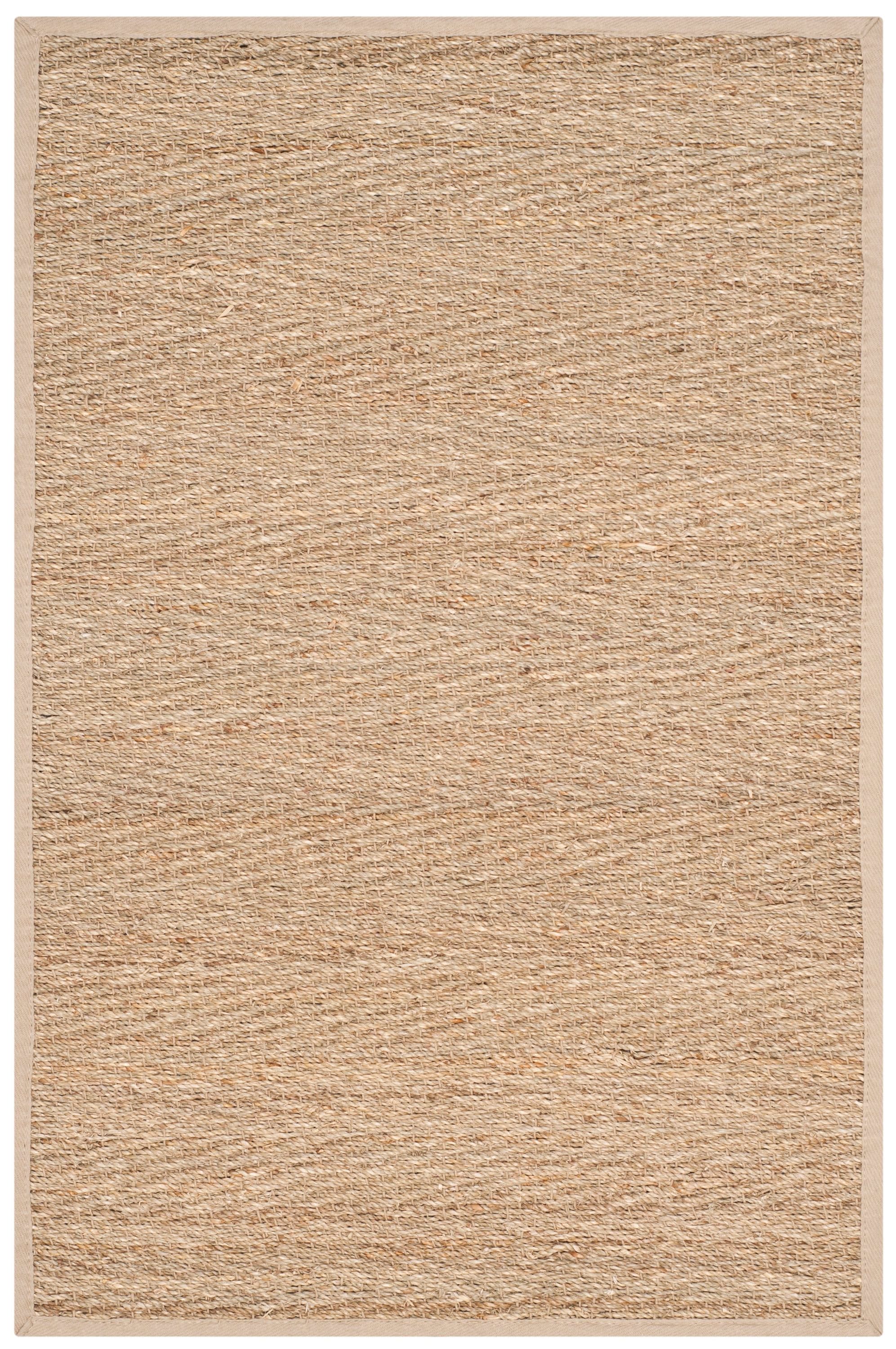 Safavieh NF115A-24 Natural Fiber Montauk 3 x 4 (ft) Loomed Seagrass Natural/Beige Rectangular Indoor Chevron Coastal Throw rug