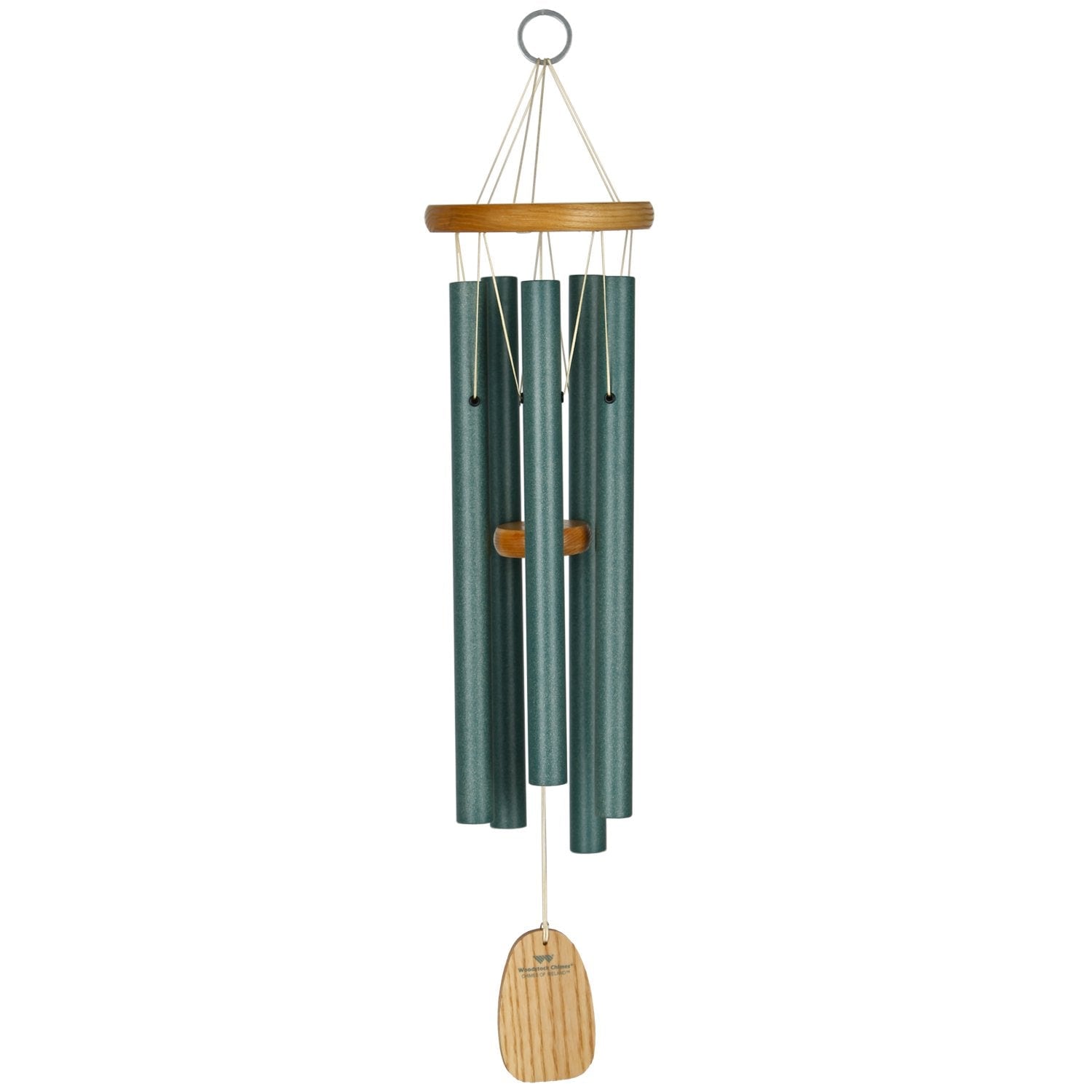 Woodstock Chimes WCCI 25-Inches Sea Foam Green Metal Wind Chime