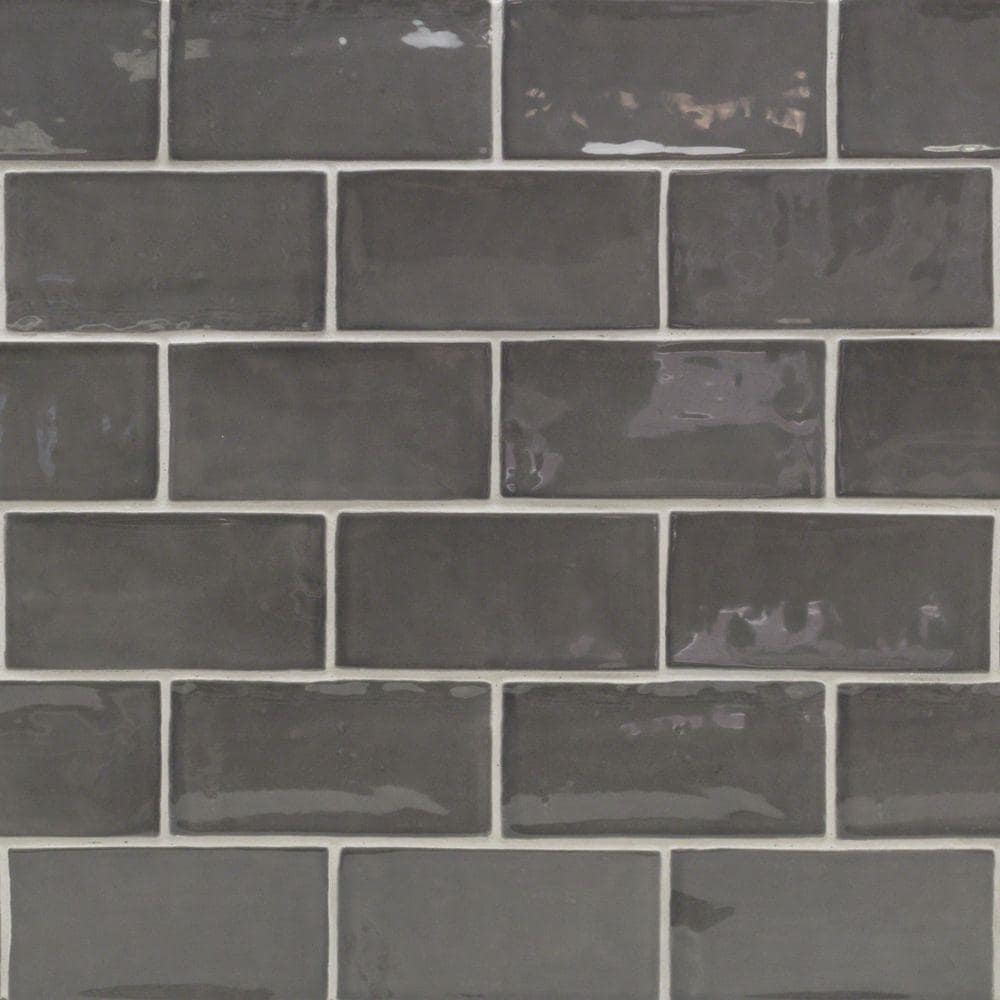 Artmore Tile EXT3RD101719 Messi Driftwood 3-in x 6-in Polished Ceramic Subway Standard Wall Tile ( 5.38-sq ft Carton )