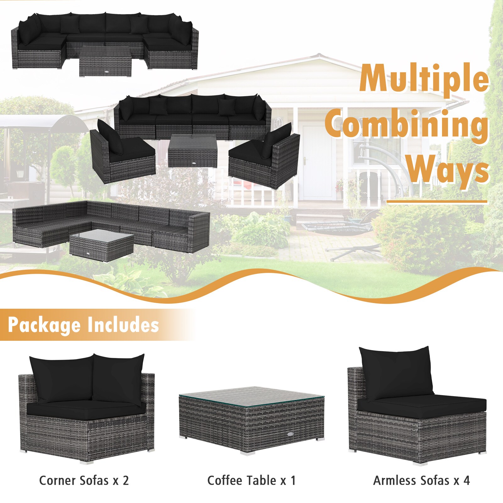 Poinic CWZ70439DK-X Patio-Conversation-Sets - View #4
