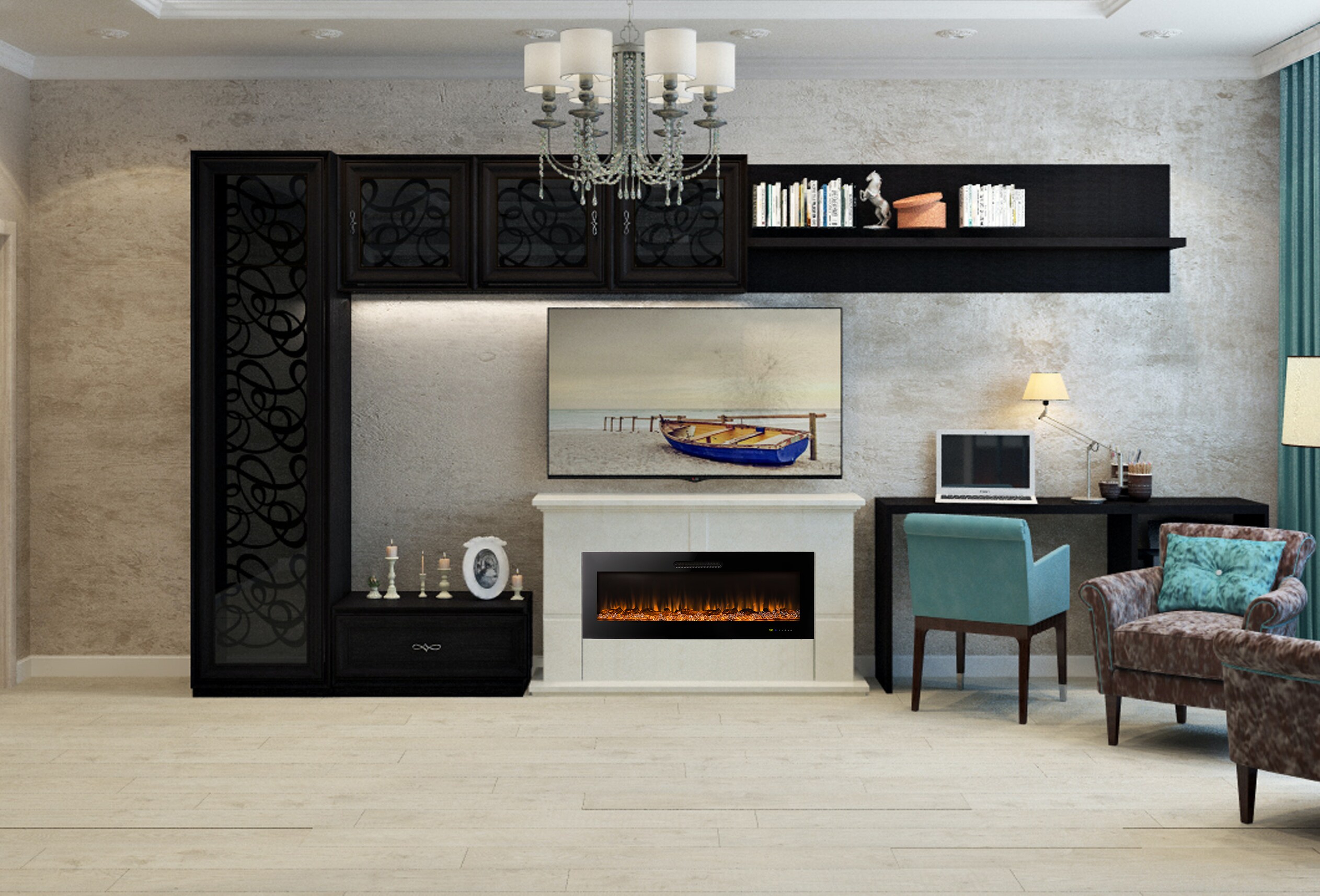 Glitzhome 2019200003 Electric-Fireplaces - View #8