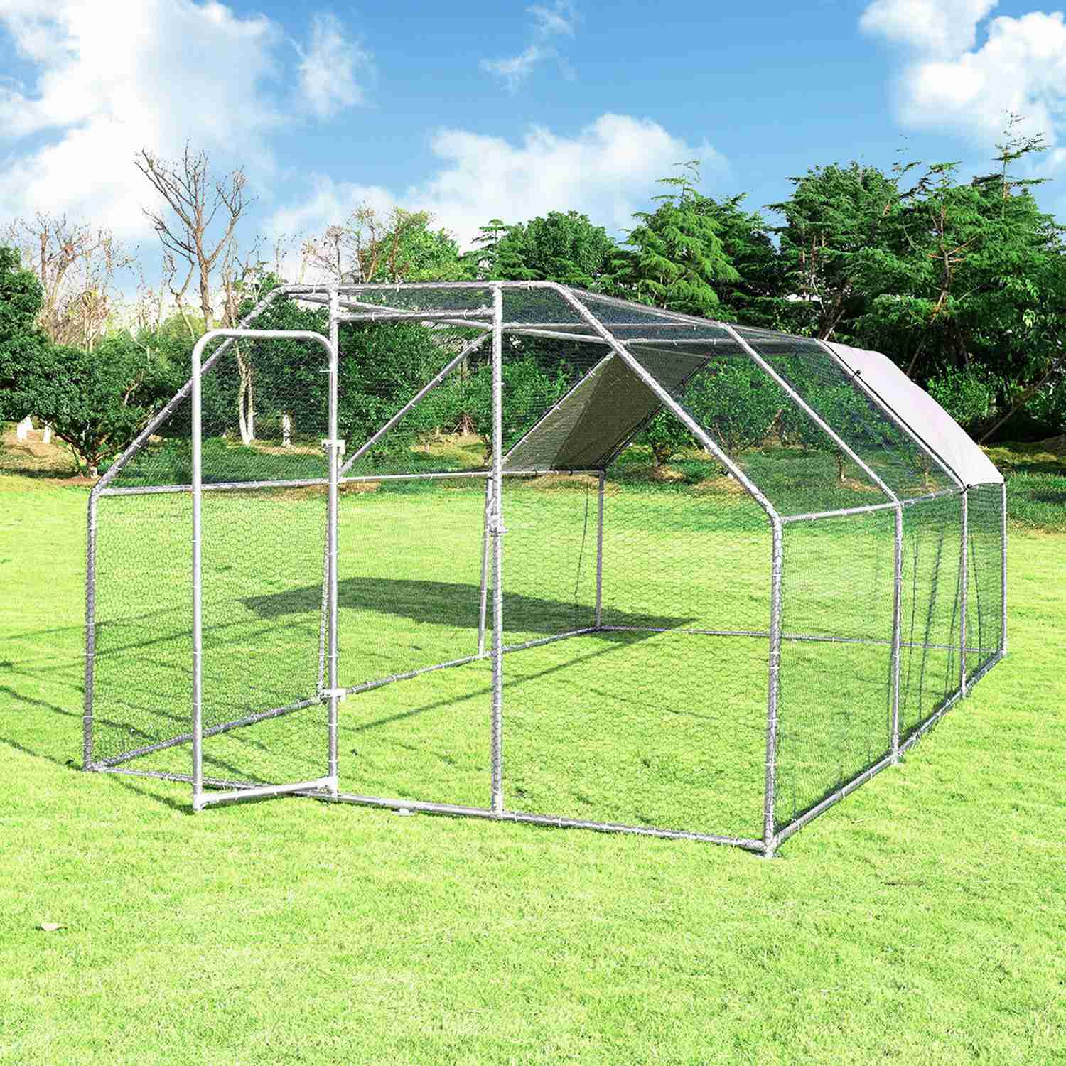 Costway CSHY000936 Chicken-Coops-Rabbit-Hutches - Thumbnail View #2