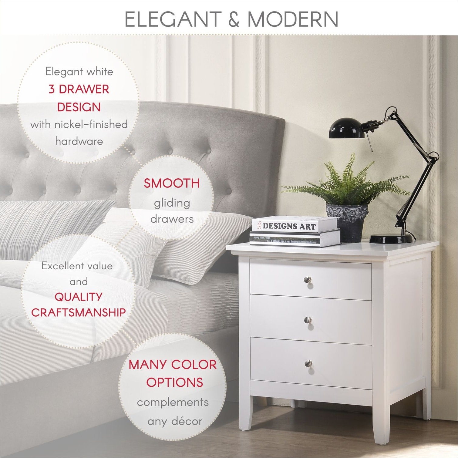 SunJet MN7G13K4AP5W nightstands - View #7