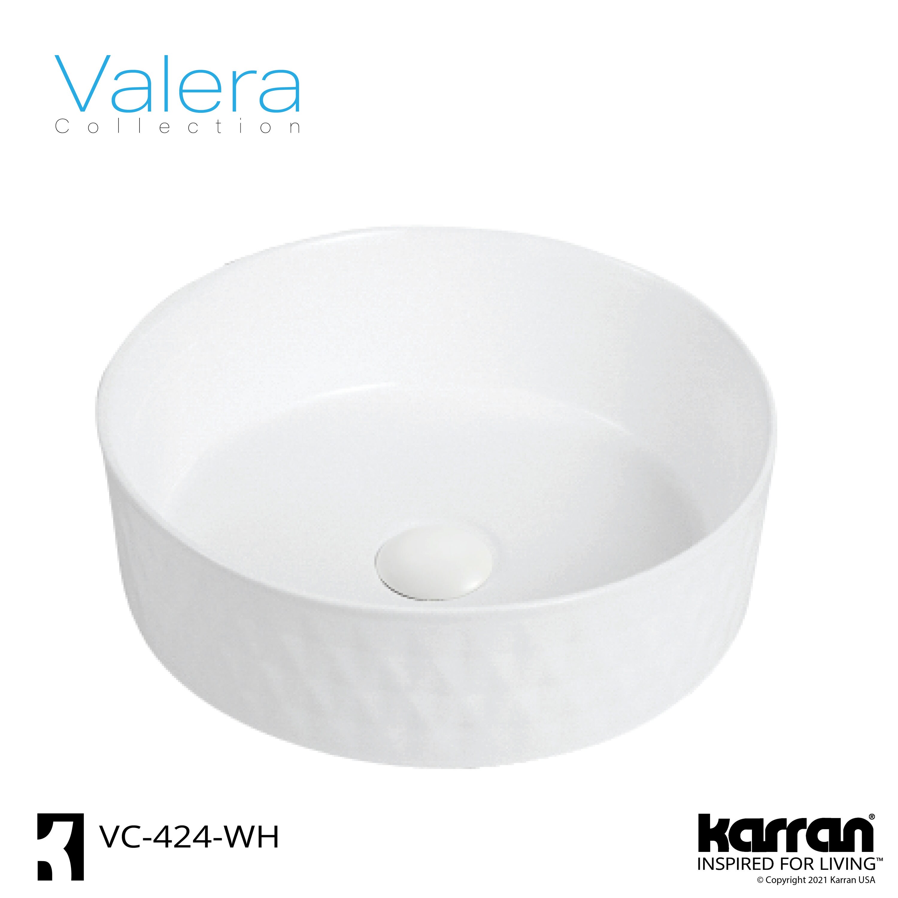 Karran VC-424-WH Bath-Sink - View #2