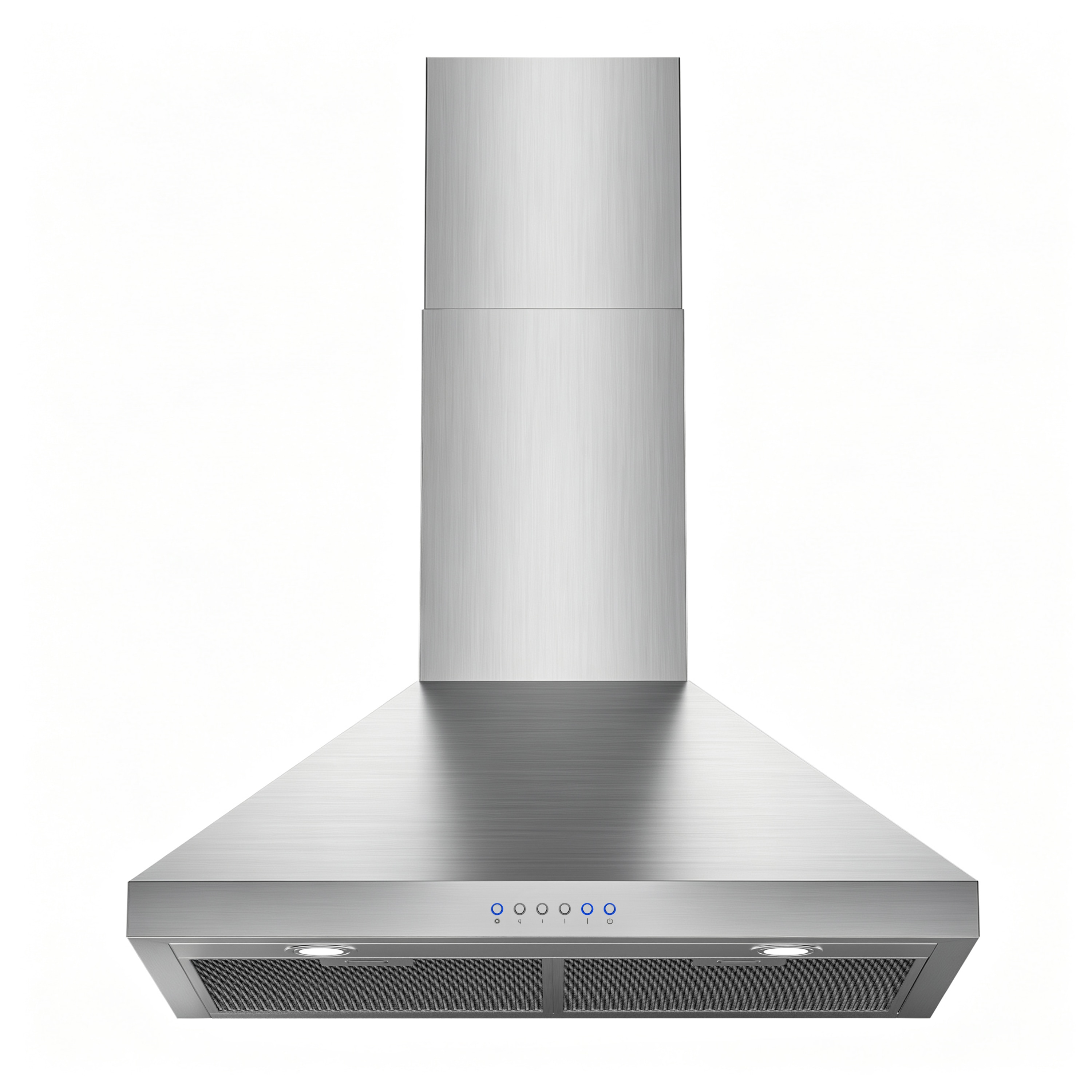 Throes 30 in. 500 CFM Convertible Wall Mounted Downdraft System in Stainless Steel with Push Button Control and Long-Term Warranty