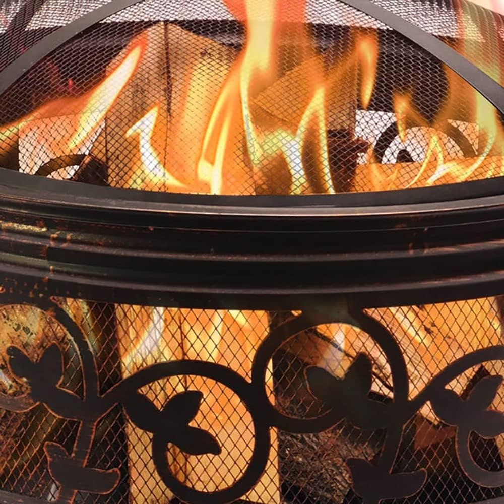 Bluegrass Living BFPW26W-CC Outdoor-Woodburning-Firepits - View #6