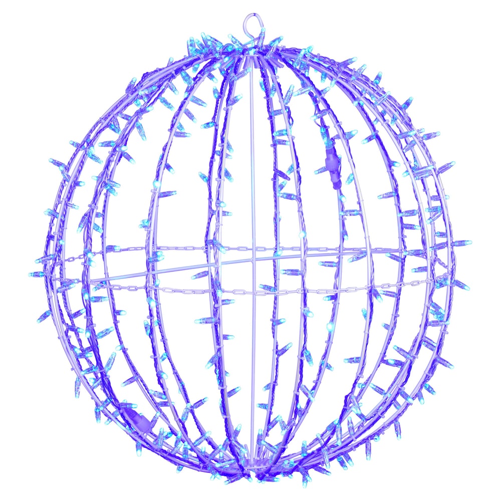 Vickerman X30LED02 30-in Hanging Sphere Ball Light with Blue LED Lights