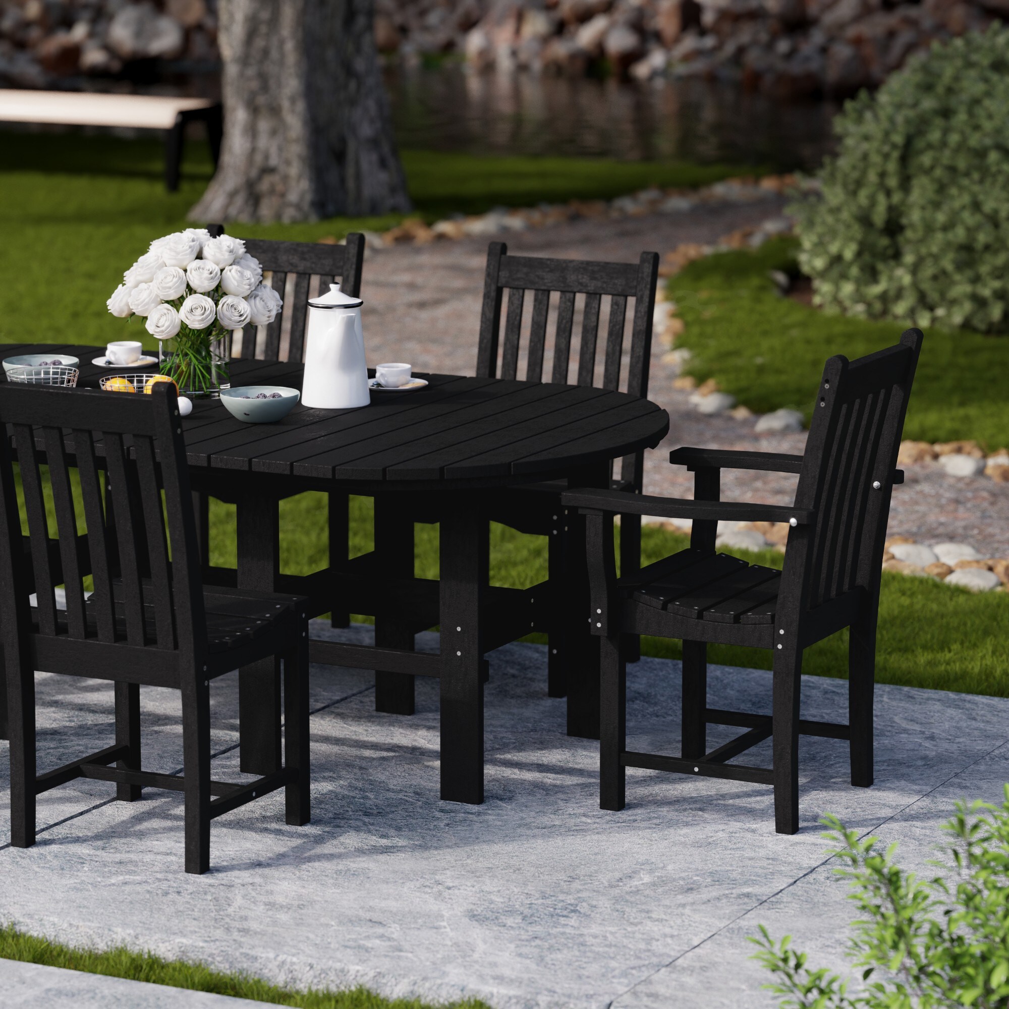 Wildridge LCC-292-BK Patio-Dining-Sets - View #3