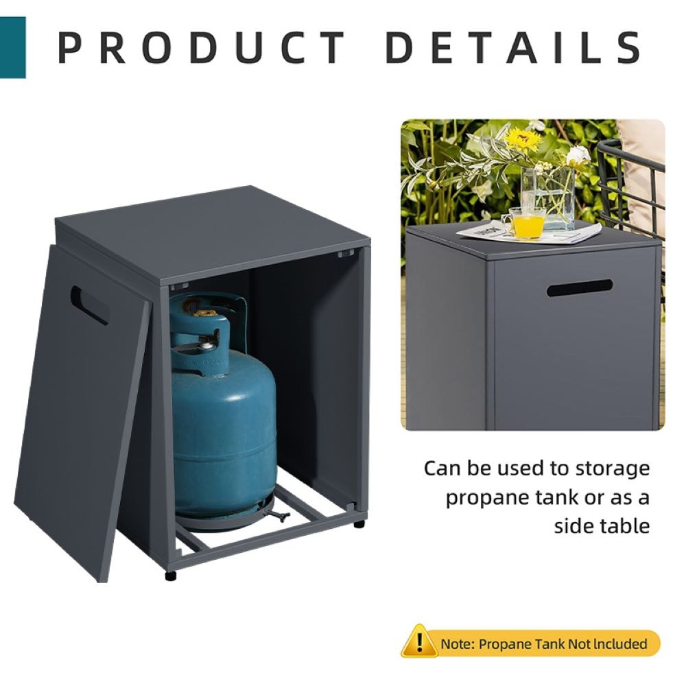 UPHA 42TP-GREY-DK-BLZWST Outdoor-Gas-Firepits - View #5