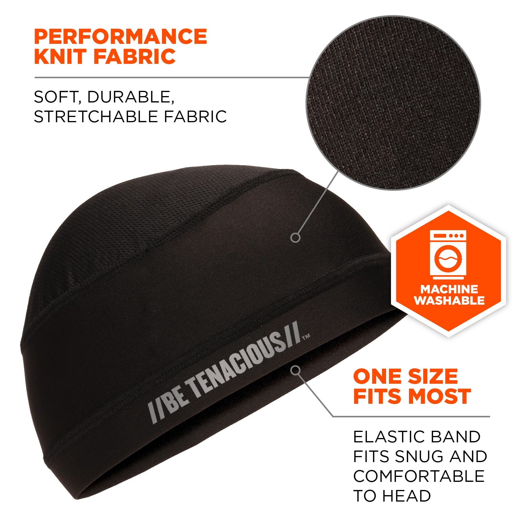 Ergodyne Adult Unisex Black Synthetic Cooling Hat in the Hats ...