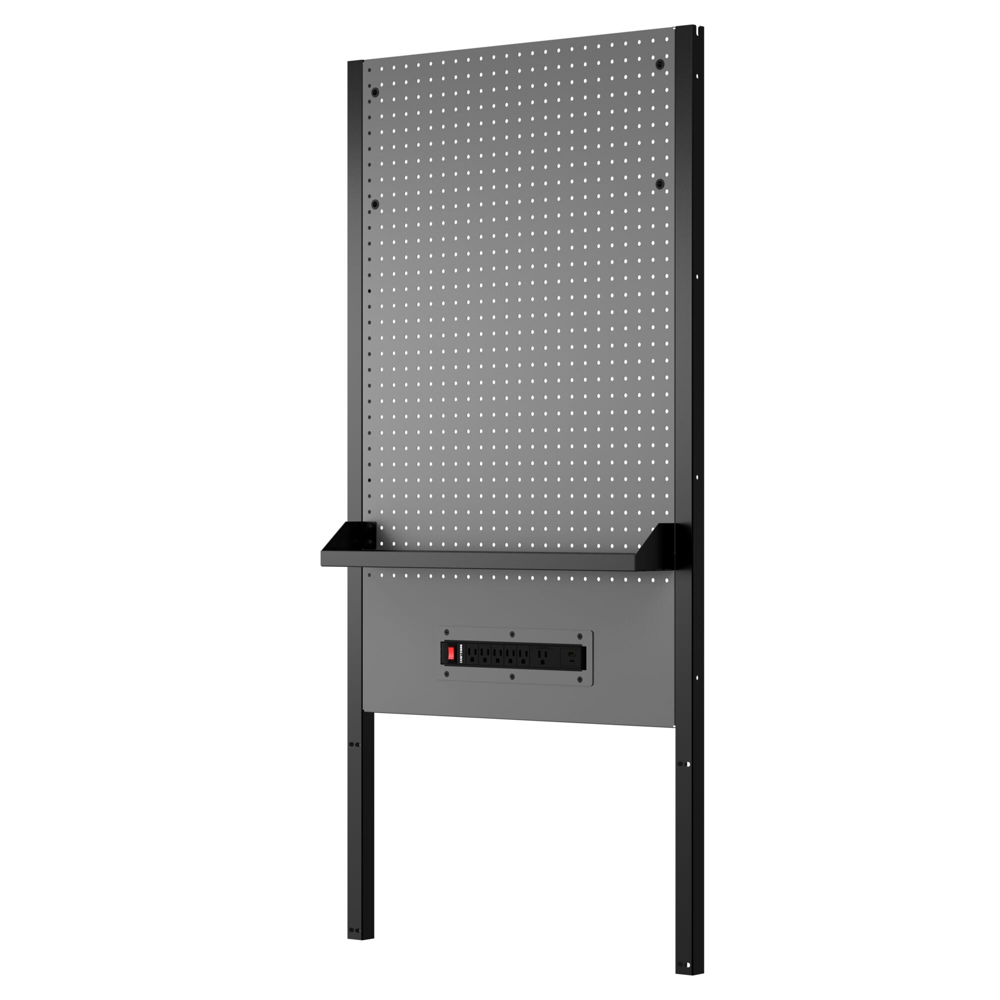 CRAFTSMAN Welded Garage Steel Pegboard in Gray 24-in W x 16-in H
