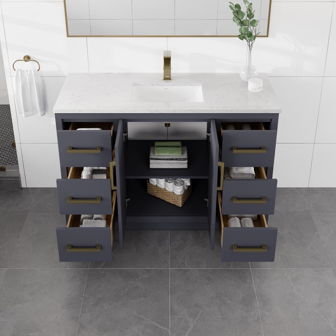Eviva EVVN812-48X18DB Bath-Vanity-Combo - View #4