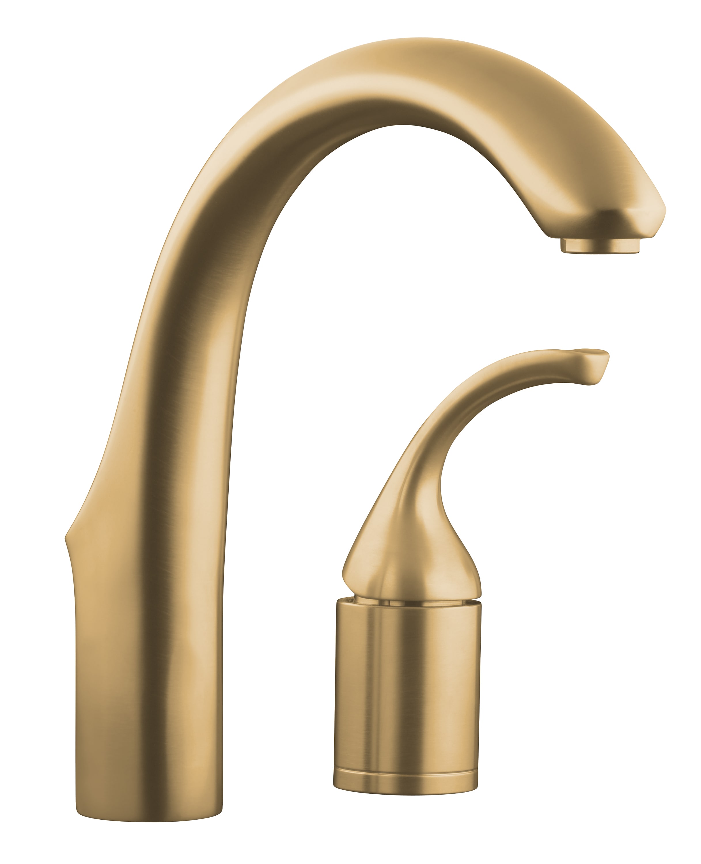 KOHLER Forte Vibrant Brushed Bronze Single Handle Deck-mount 