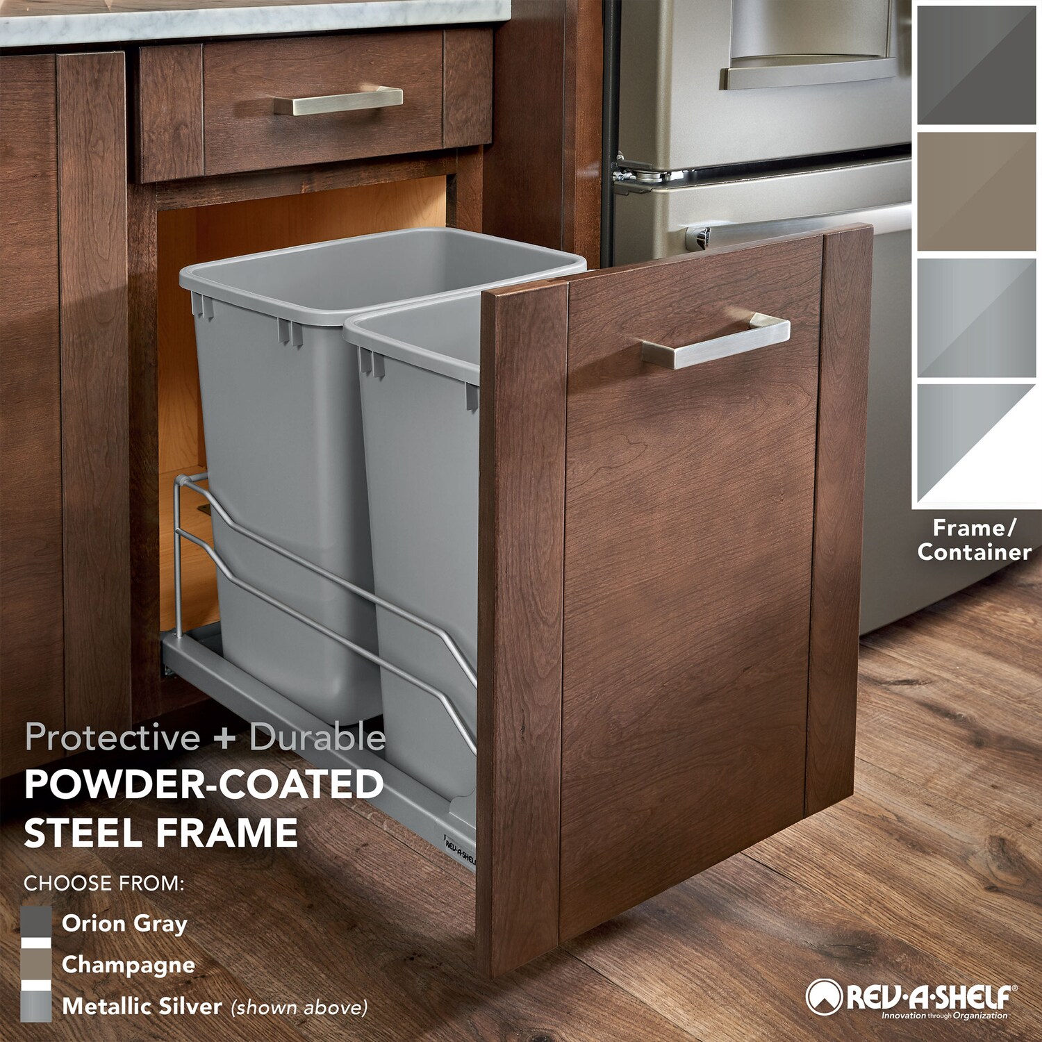 Rev-A-Shelf 152858 Pullout-Trash-Cans - View #2
