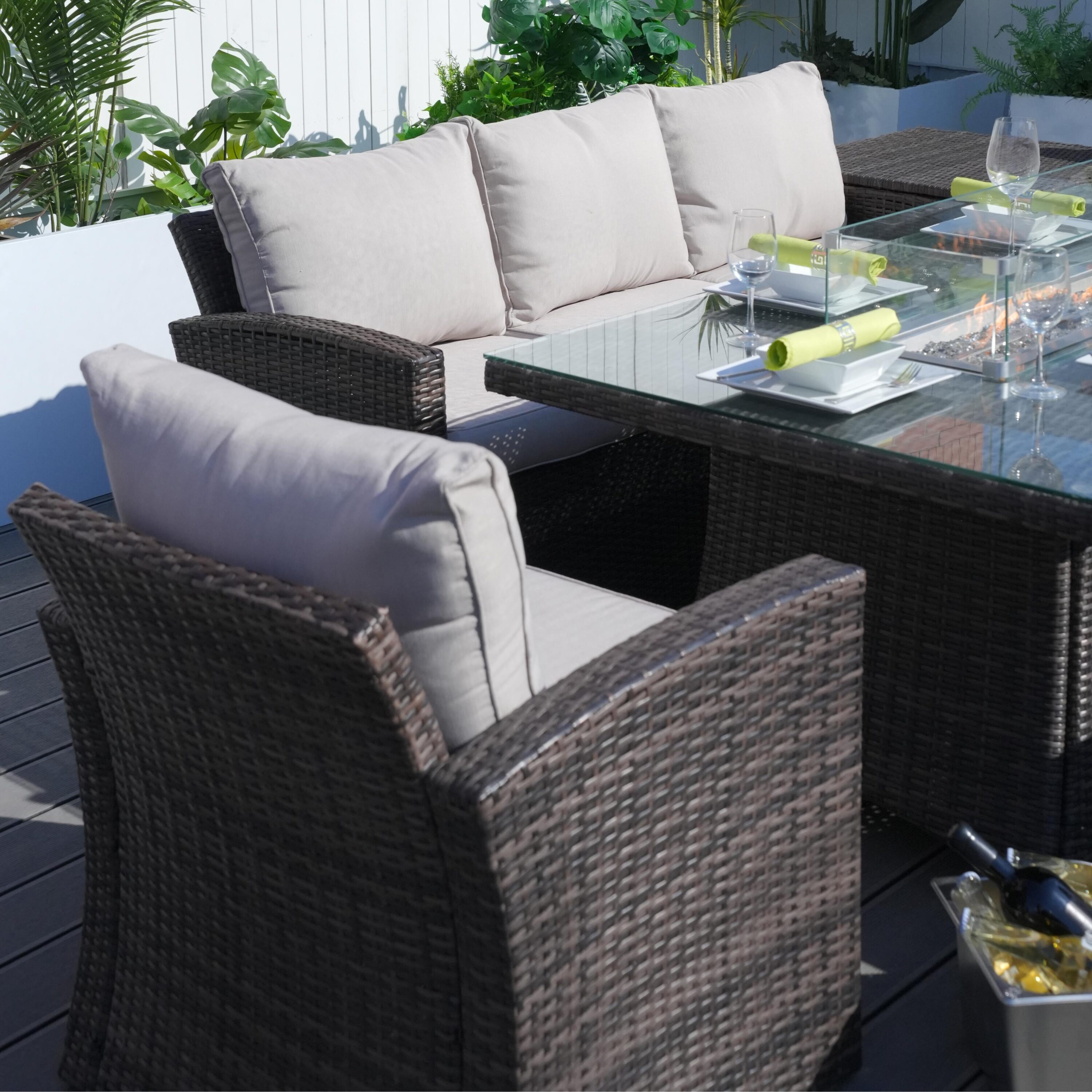 Direct Wicker DWG-2403B-BR Patio-Conversation-Sets - View #14