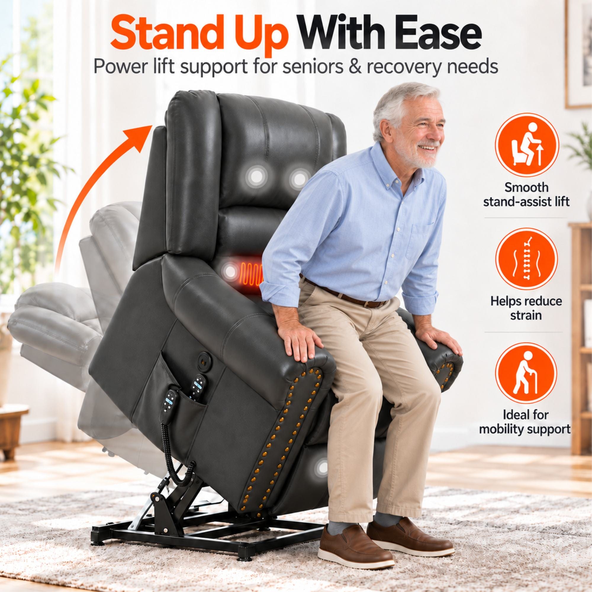 GZMR GZ-SG80AAB recliners - View #2