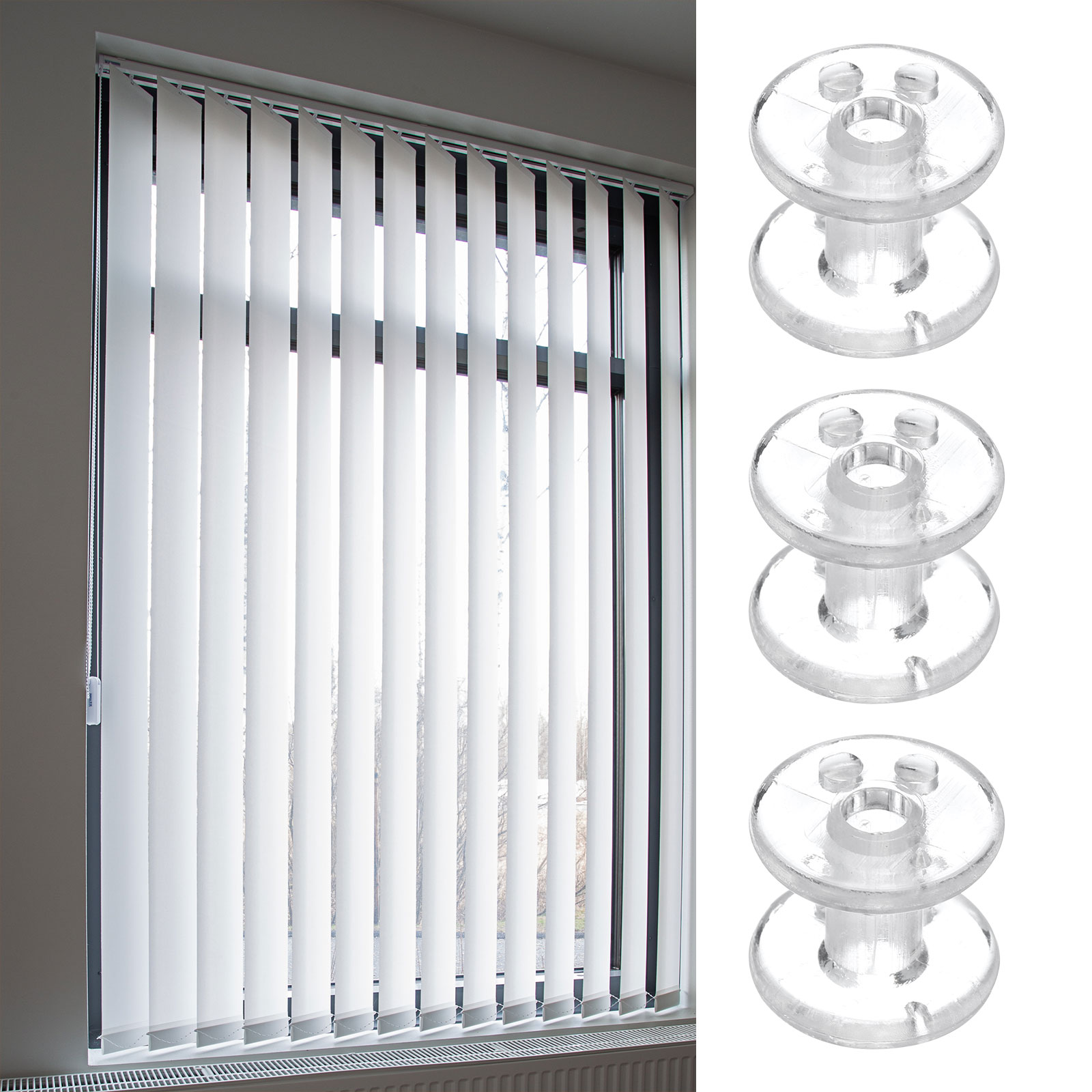 RV Designer A311, Pleated Shade Hold Downs, 2 Per Pack, Window Covering
