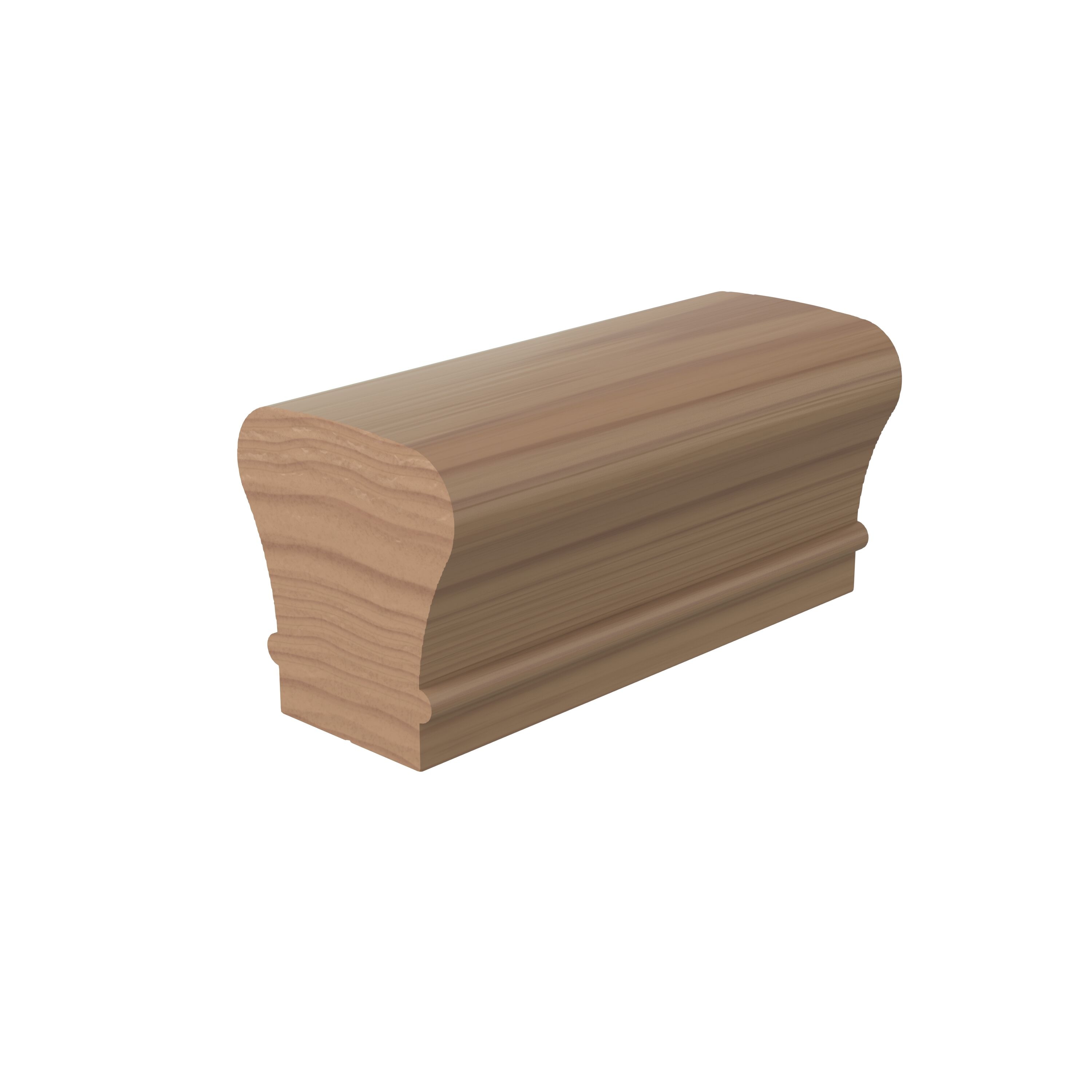 L.J. Smith Stair Systems 2.38-in x 120-in Unfinished Wood Poplar Interior Handrail