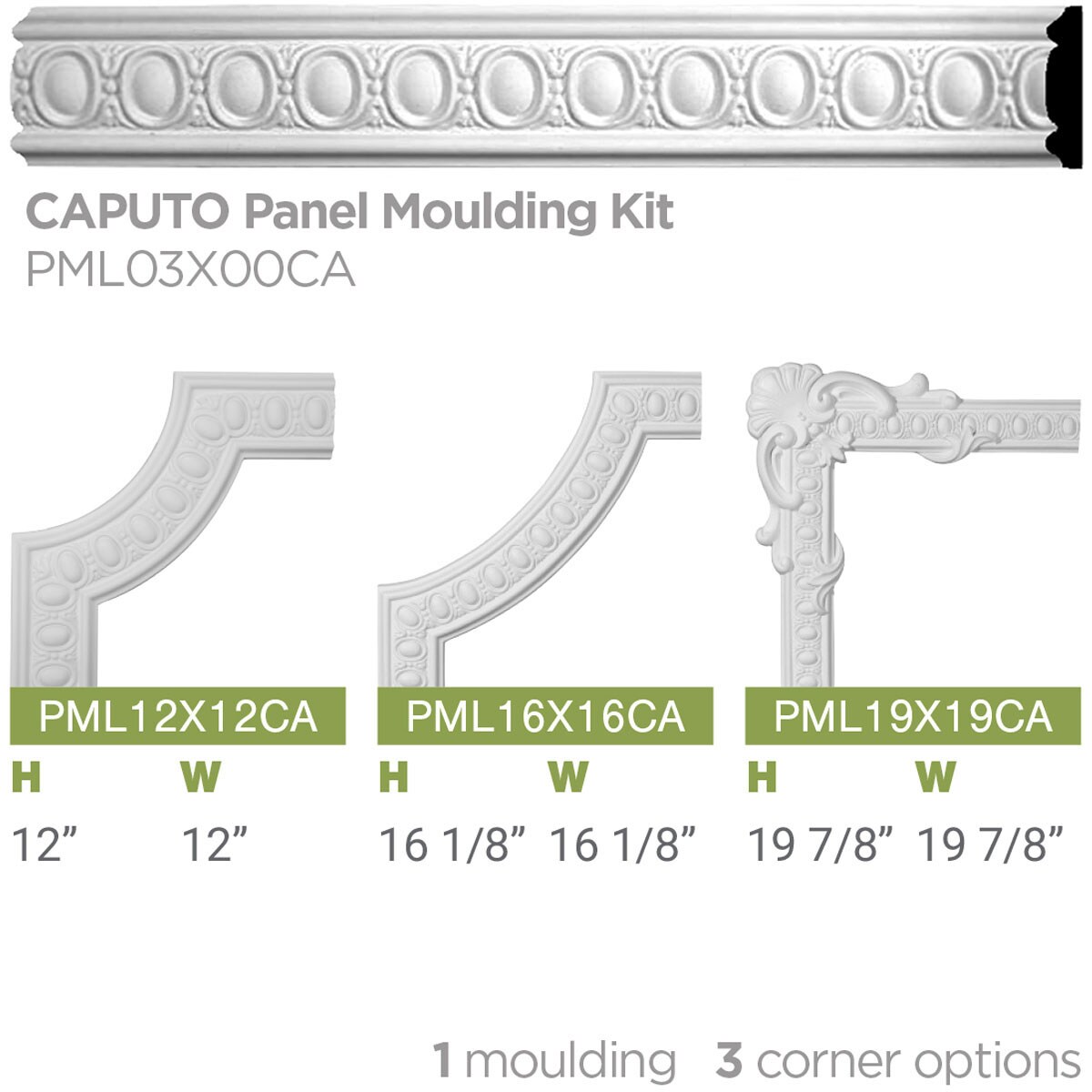 Ekena Millwork PML03X00CA Chair-Rail-Moulding - View #6