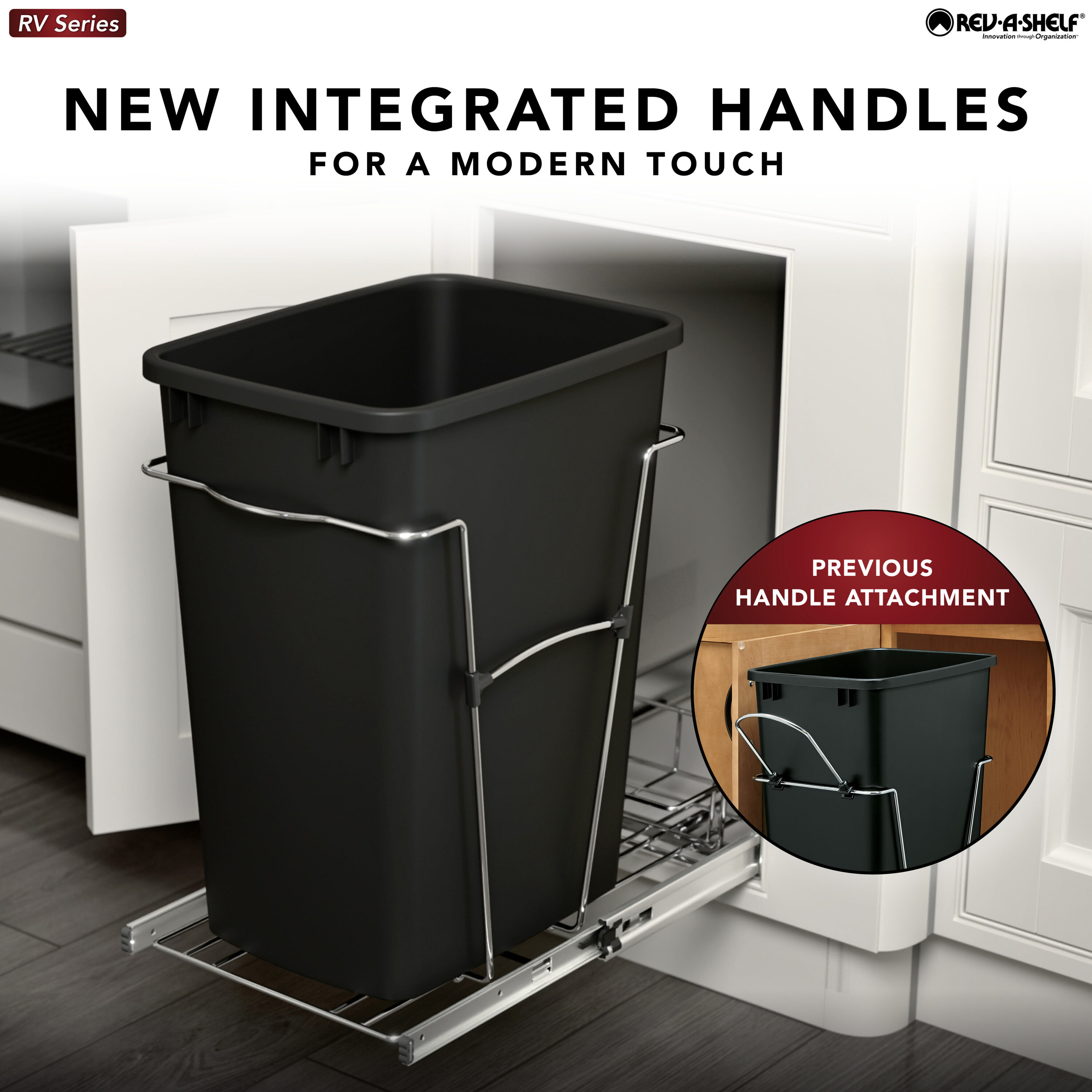 Rev-A-Shelf RV-18PSC-18-5 Pullout-Trash-Cans - View #11