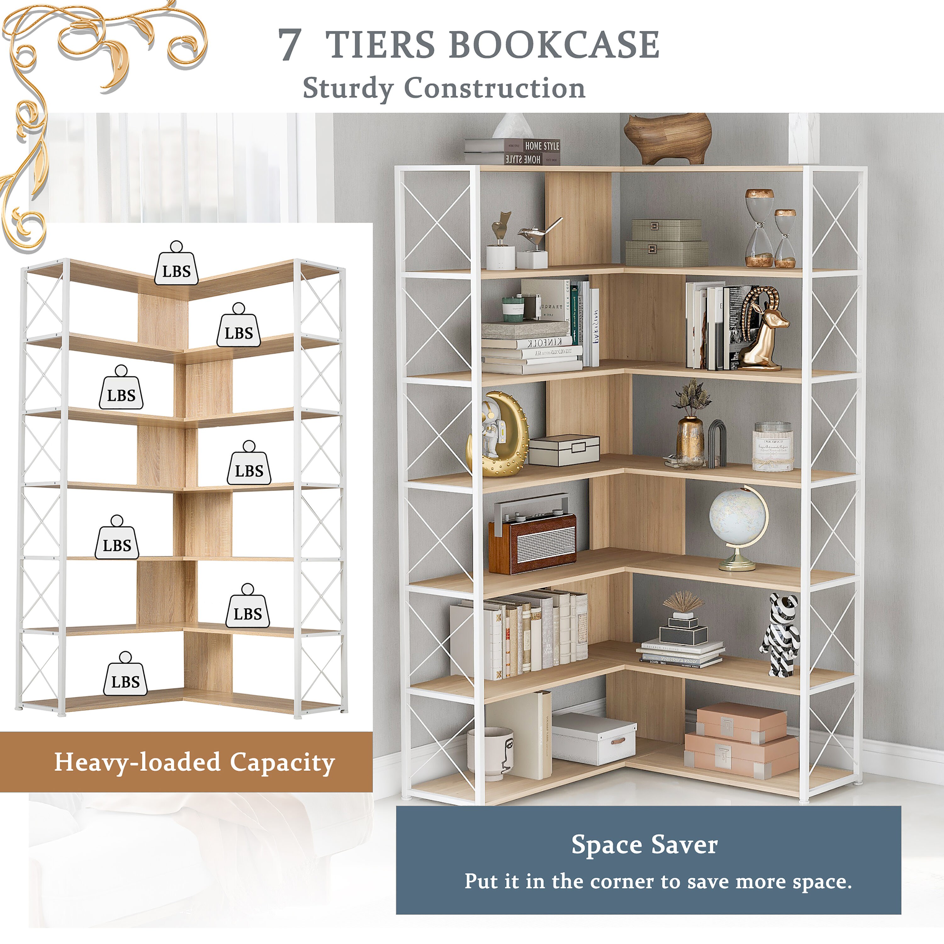 ModernLuxe L-WF290123AAO bookcases - View #5