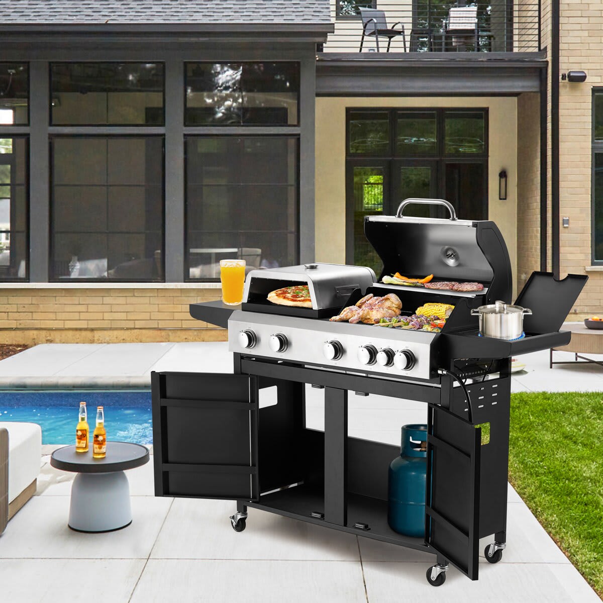 U-HOMY LY-199BK-OT Gas-Grill - View #7
