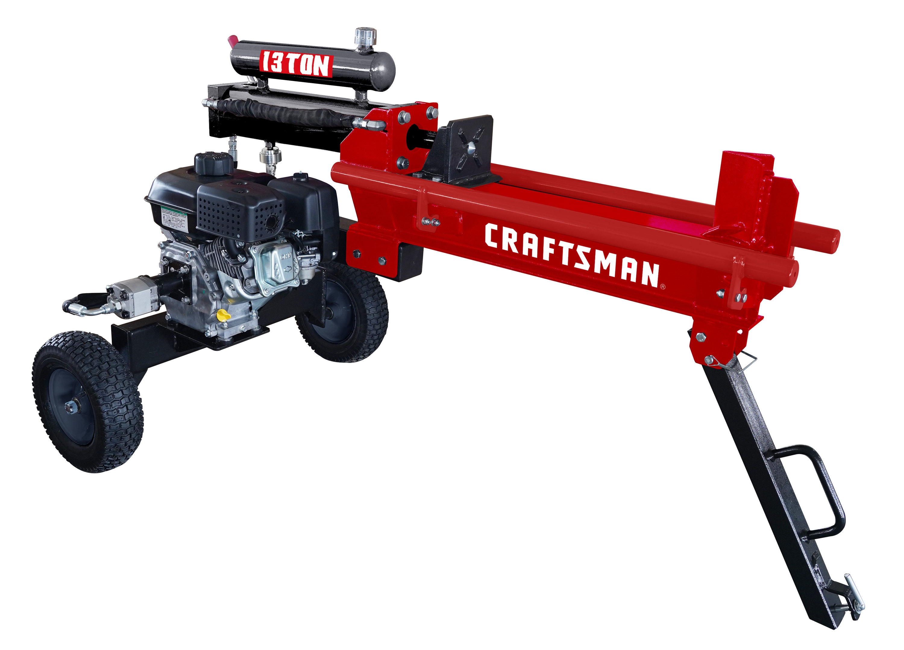 CRAFTSMAN 13-Ton 196-cc Horizontal Gas Log Splitter with Kohler Engine in  the Hydraulic Gas Log Splitters department at