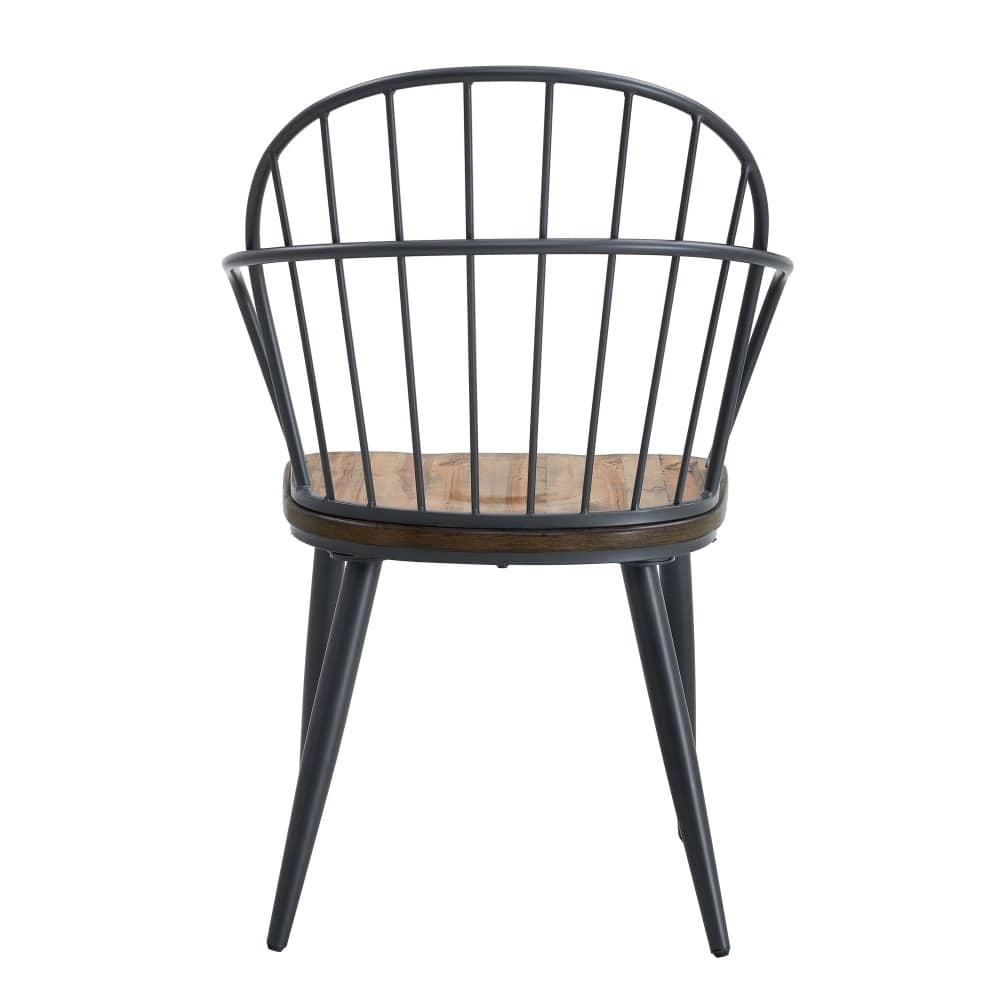 Coolbibila Industrial 37 Inch Light Birch Finish Kitchen Dining Chair ...