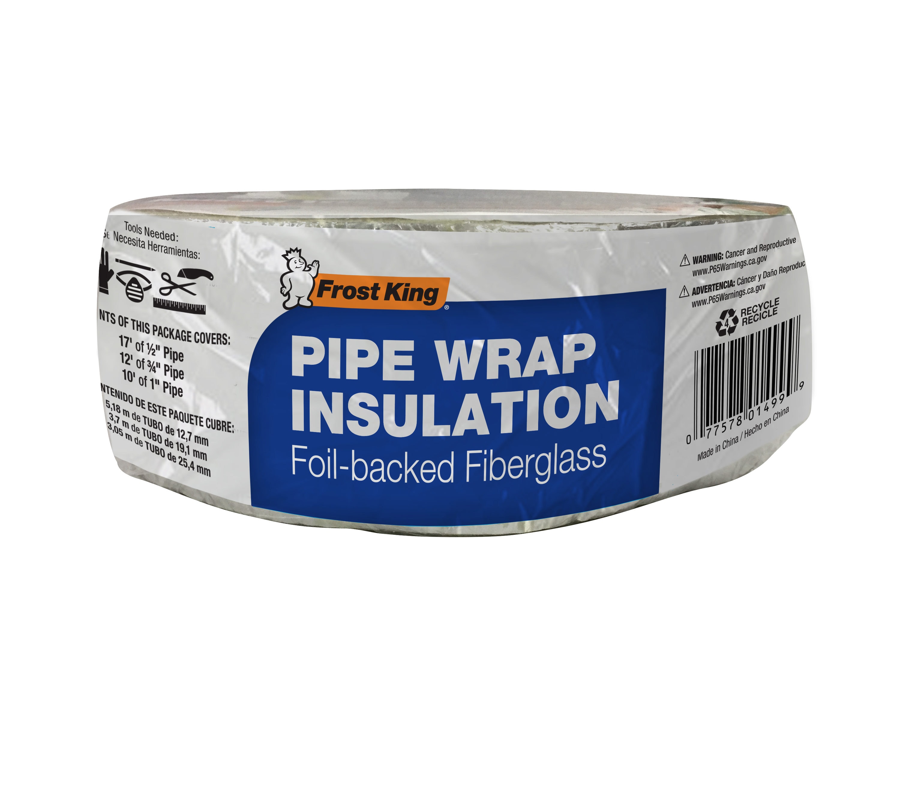 Frost King 1-in x 25-ft Foam Pipe Wrap Insulation in the Pipe Insulation  department at