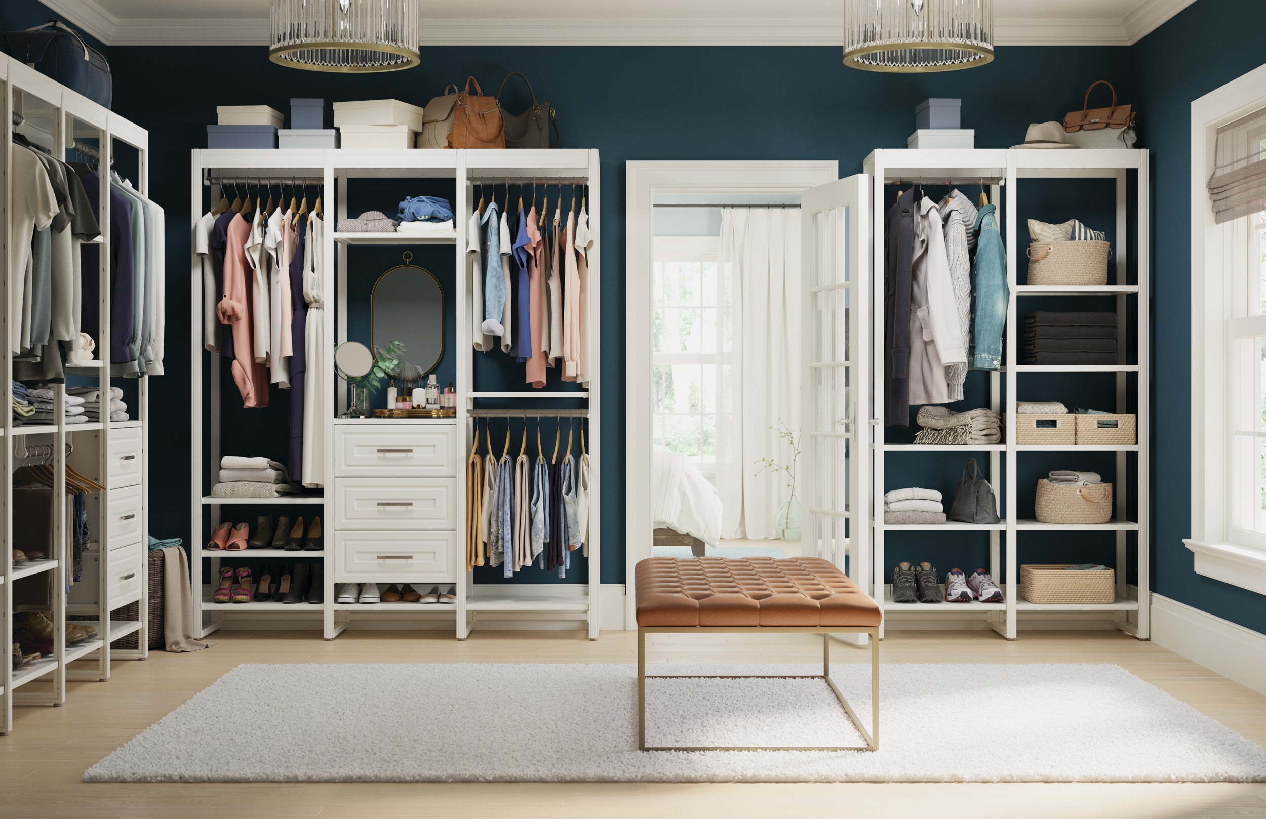 custom closet design with closets by liberty™