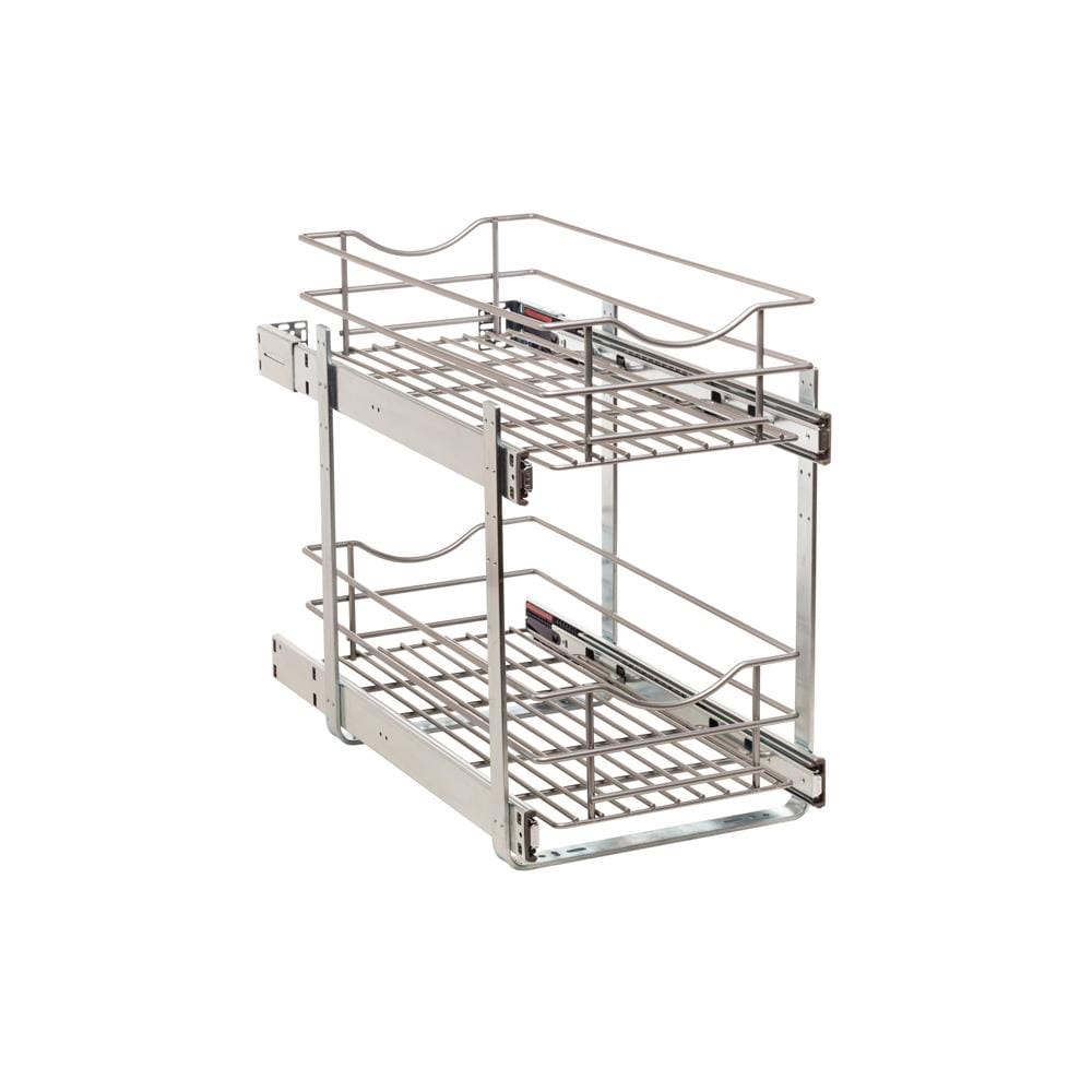 Simply Put 14-in W x 19.1875-in H 2-Tier Cabinet-mount Metal Soft