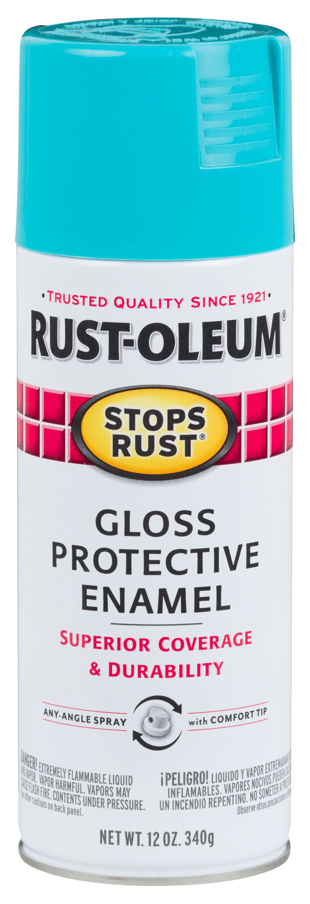 Rust-Oleum 267116 Painter's Touch 2x Ultra Cover Spray Paint, 12 oz, Gloss Seaside