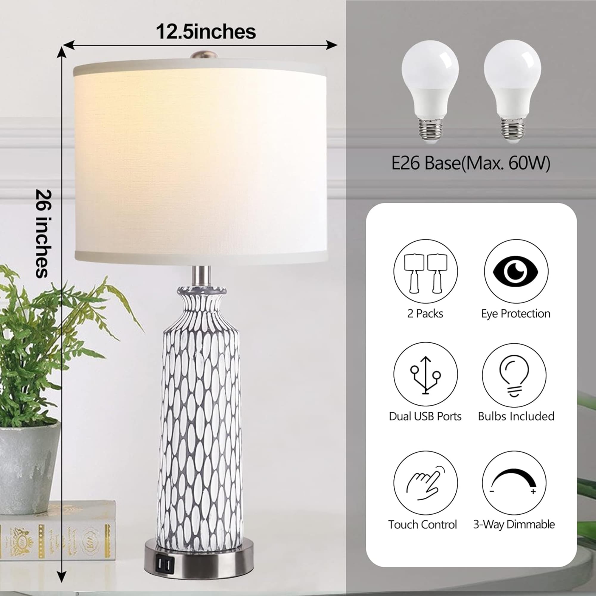 LETILY UO8TLTCS Table-Lamps - View #6