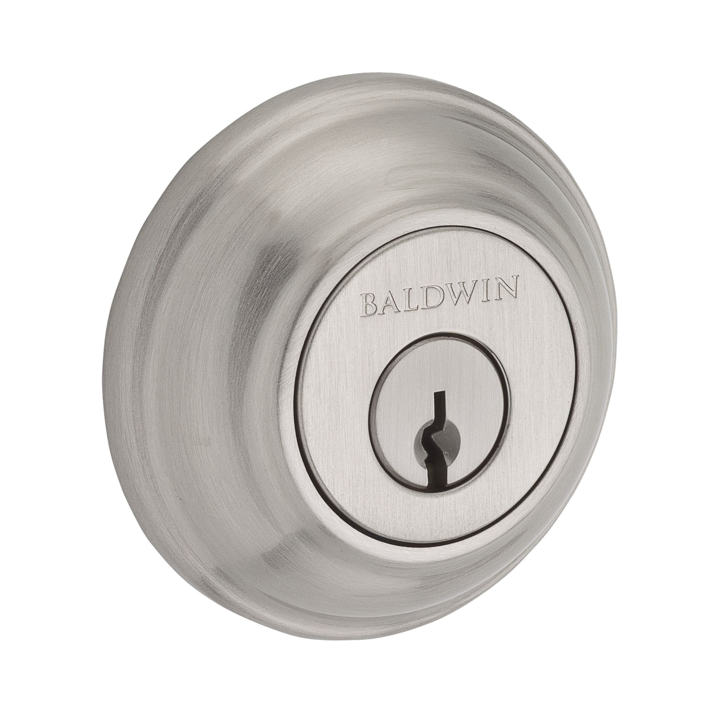 Baldwin SCTRD150S Reserve Reserve Satin Nickel Single Cylinder Deadbolt with SmartKey