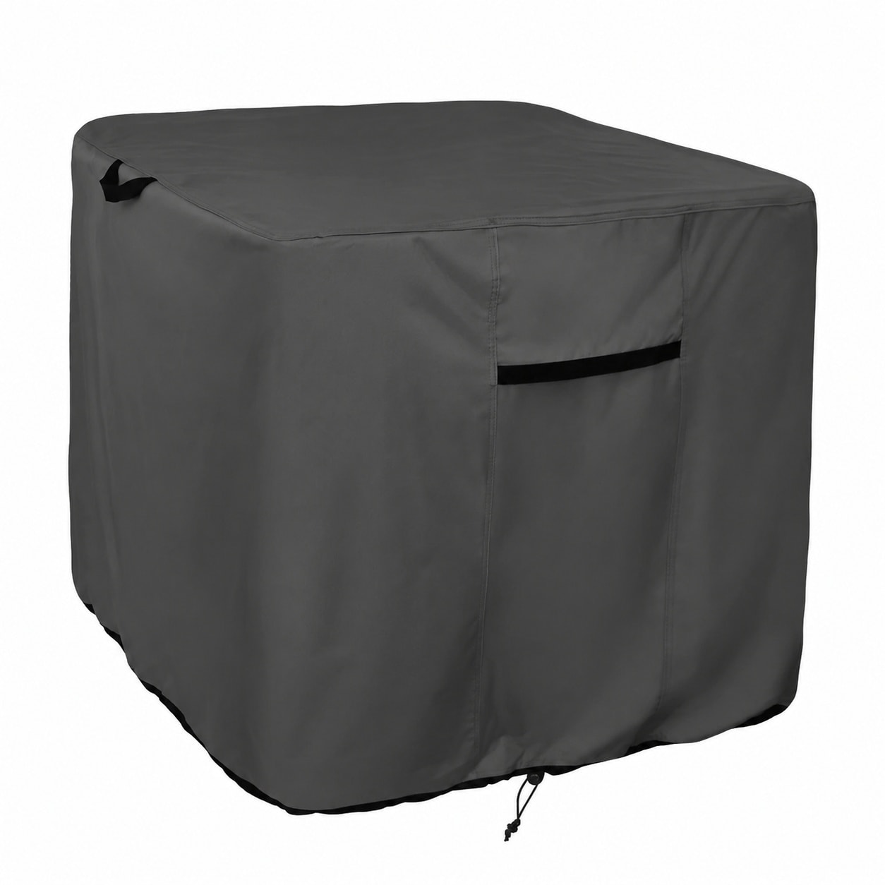 Phyfalip  Waterproof Square Air Conditioner Cover for Outdoor Units Fits Up to 26W 26D 32H Inch Heavy Duty 600D Polyester with Air Vents Handles