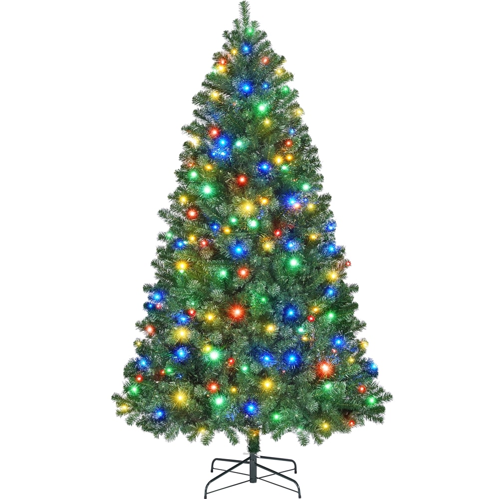 Yaheetech LSWNAX0001 6-ft Pre-lit Green Artificial Christmas Tree
