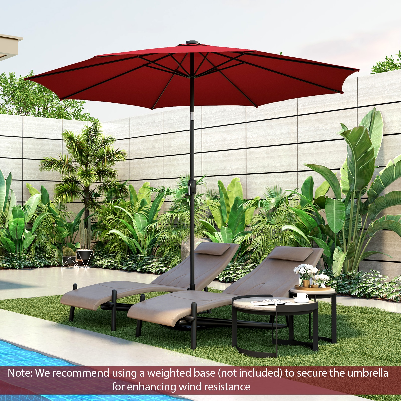 Costway NP10823WN Umbrellas-2 - View #8