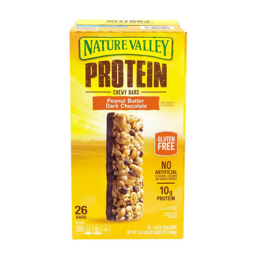 Nature Valley Protein Bar, Peanut Butter Dark Chocolate, 1.42 oz, 30-count
