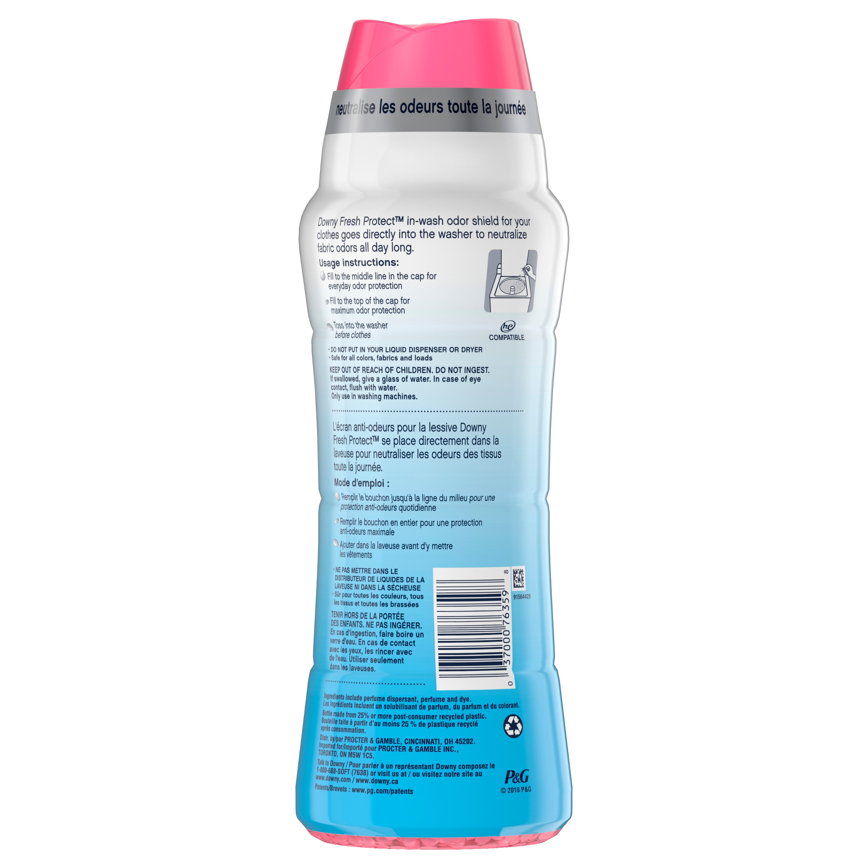 Downy Unstopables In Wash Fresh Scent Booster Beads, 20.1 Oz