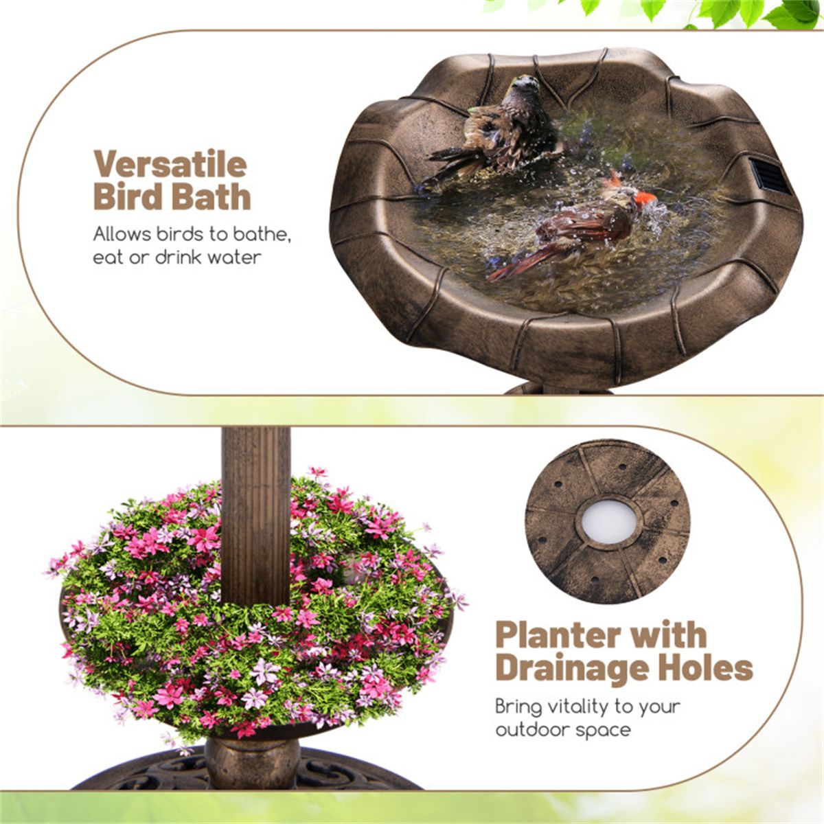 AHIOU HOME ZAAHD-HQP14ABD birdbaths - View #4