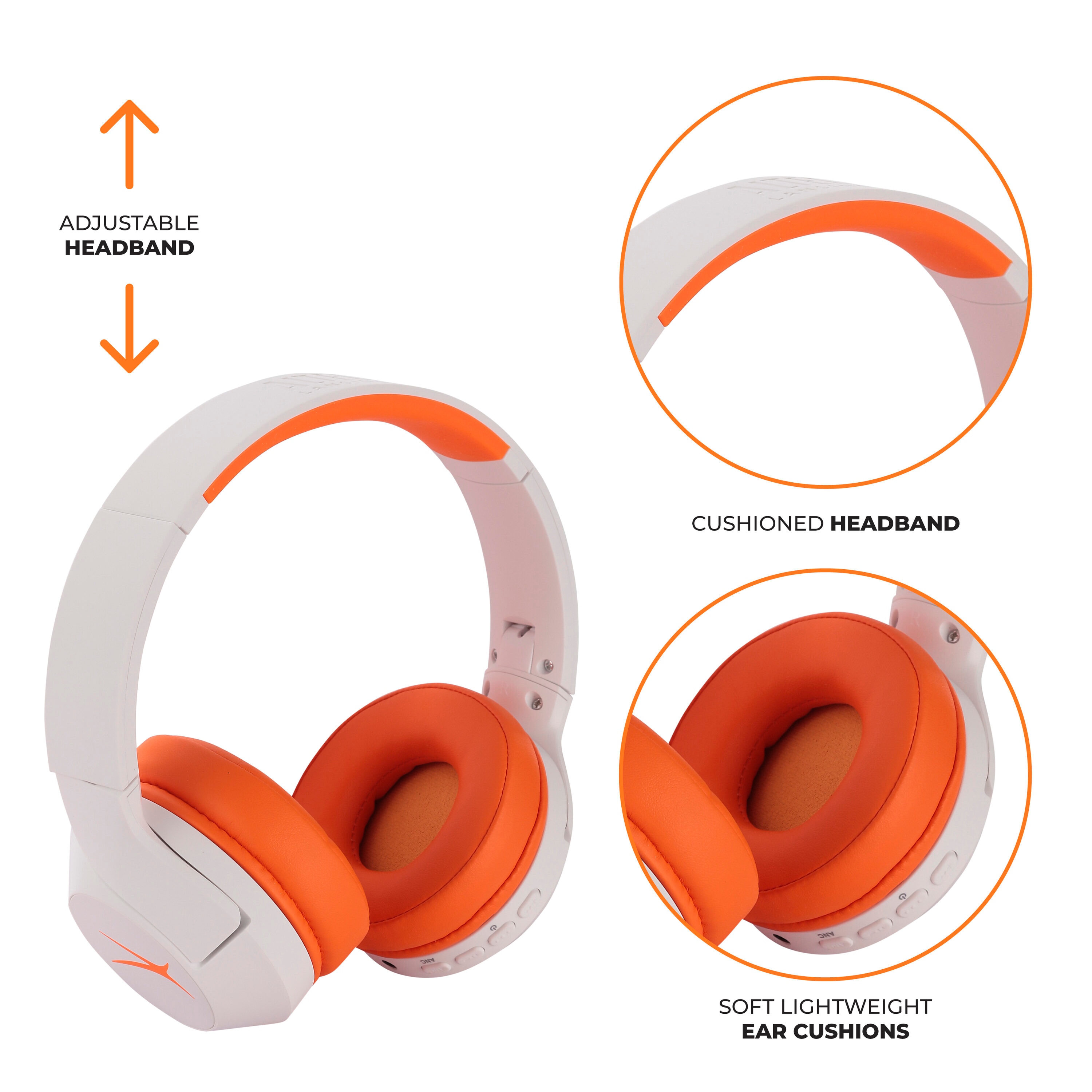 Altec Lansing MZX4500-WOORG headphones - View #4
