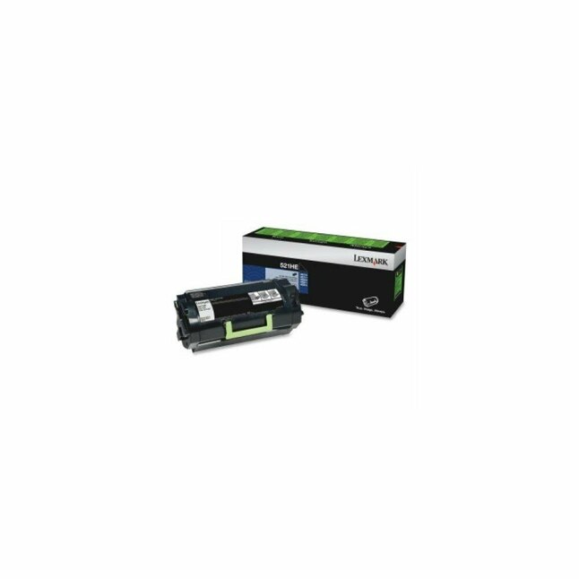 52D1H0E High-Yield Toner, 25,000 Page-Yield, Black 52D1H0E High-Yield Toner, 25,000 Page-Yield, Black