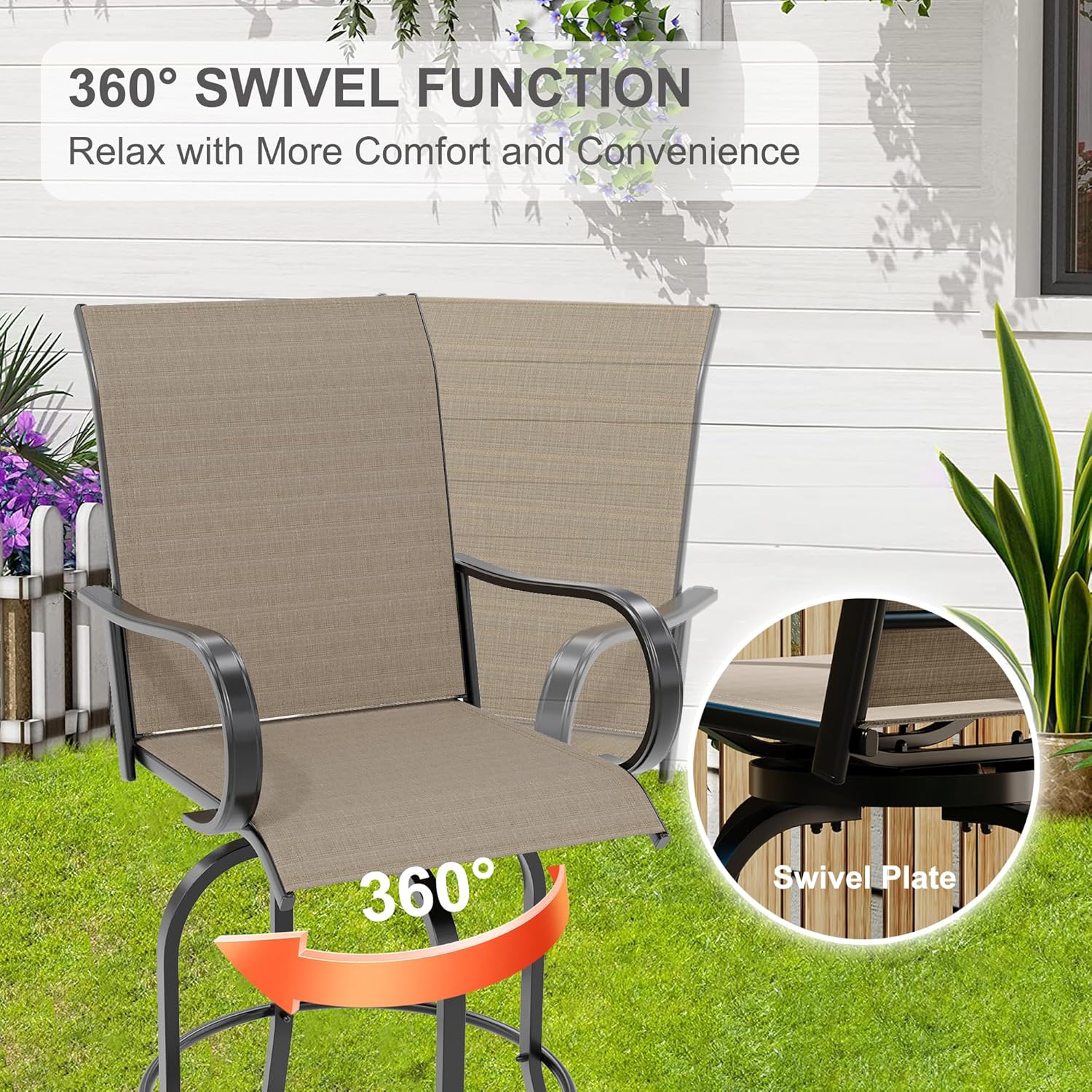 Qeetex LHF-HW-PPG-334NSGFR Patio-Conversation-Sets - View #3