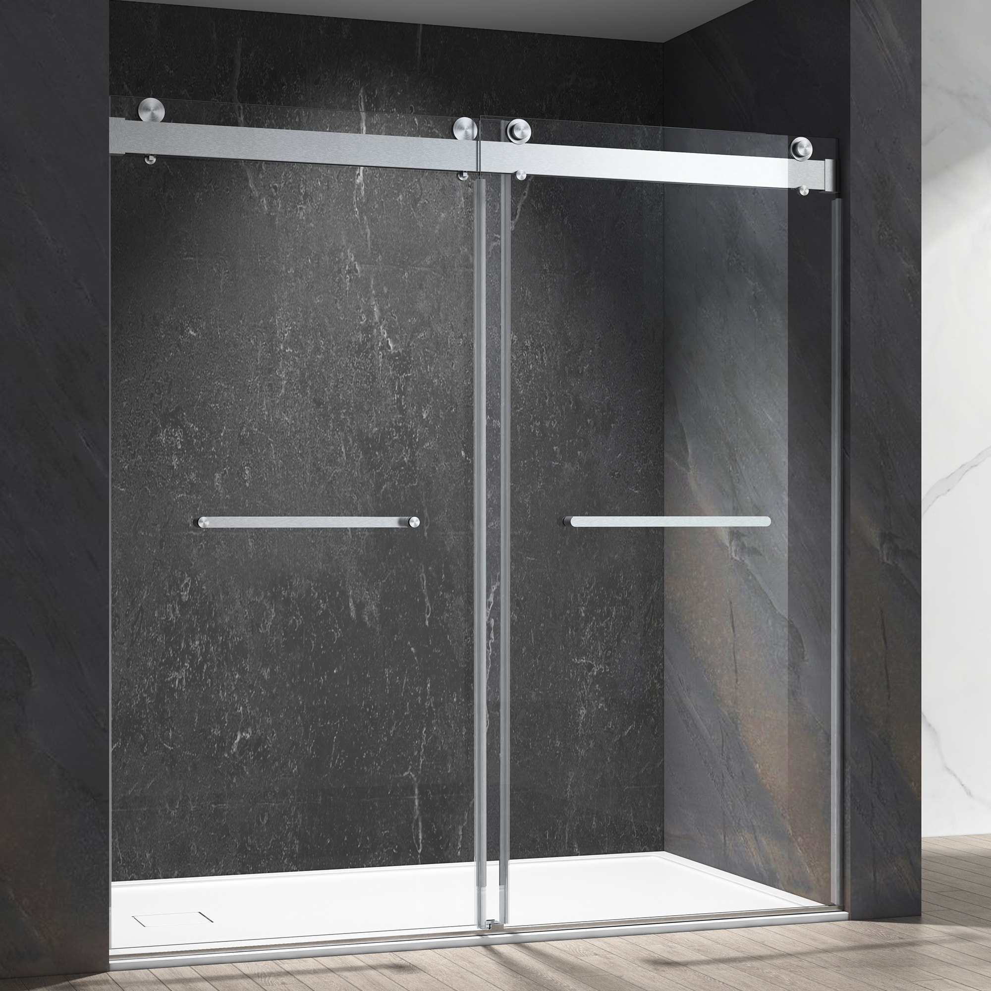 WELLFOR CV-DS13-7276BR Shower-Doors - View #2